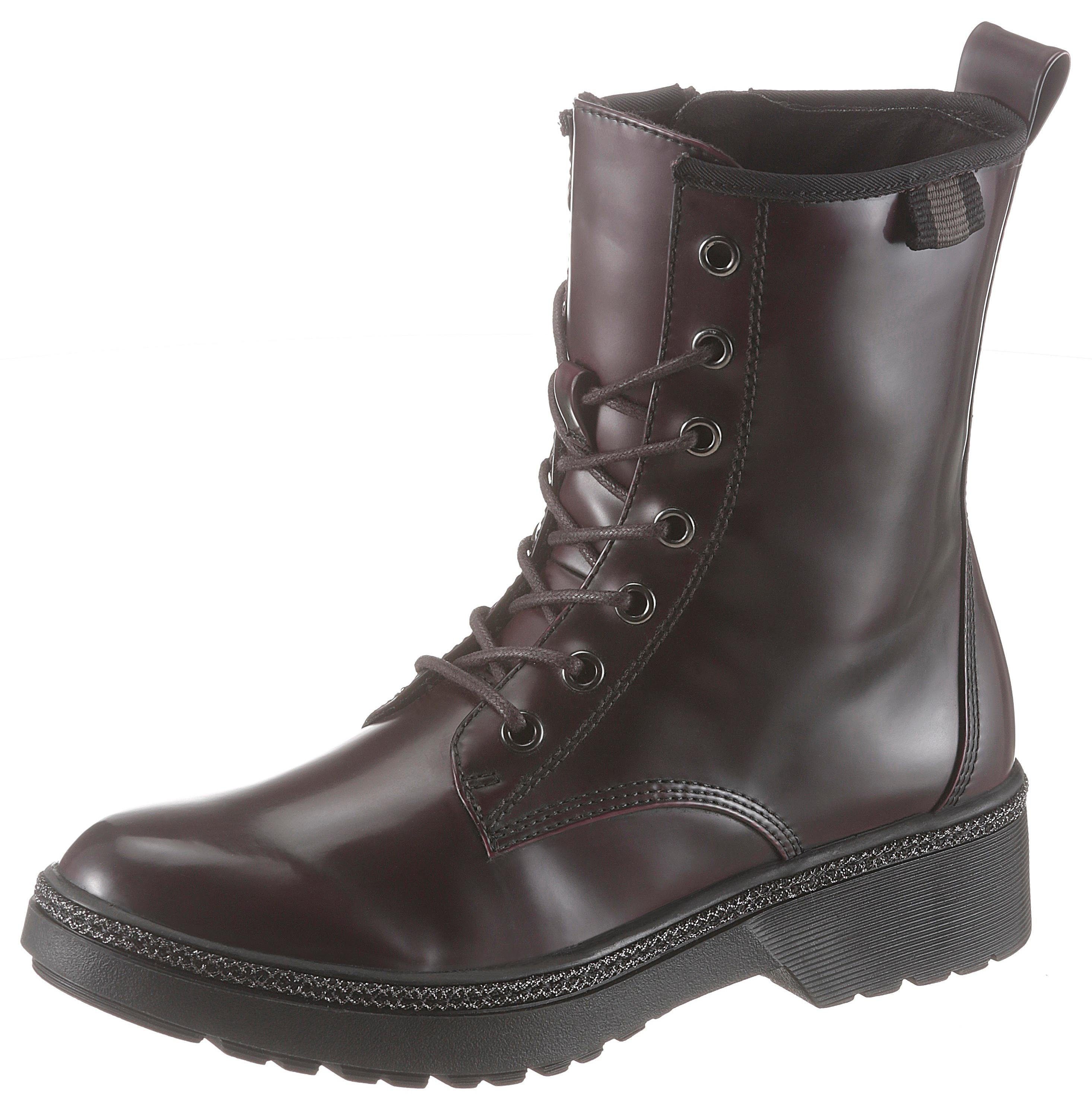 Tamaris »Durand« Schnürboots mit Touch It kaufen | OTTO TAMARIS Boots mit Reißverschluss & Strickbündchen in