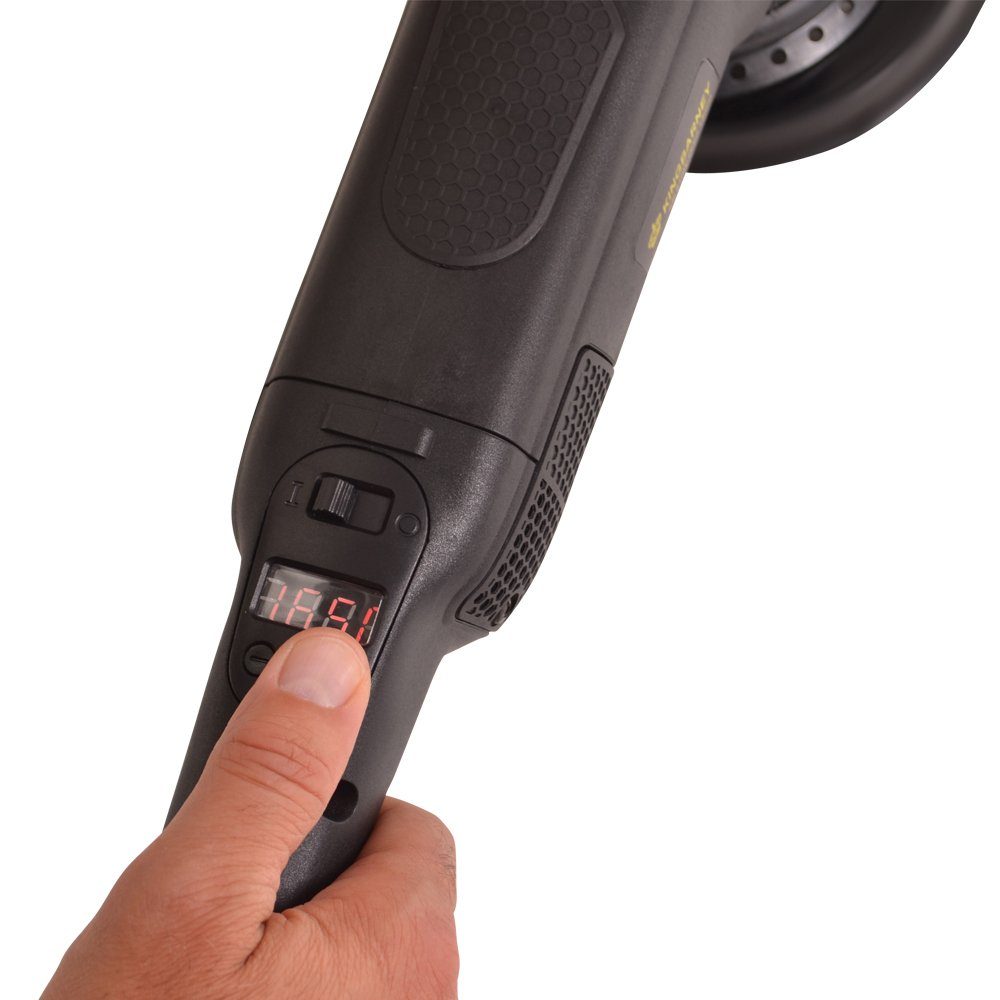 Duke-Handel Eccentric Polisher, Car Polisher, Sander, 810 Watt, 15 mm Stroke (XL), 1650 min. RPM, 4800 max. RPM, (30-piece set, including extensive polishing and sanding accessories), without battery and charger, suitable for right- and left-handed users