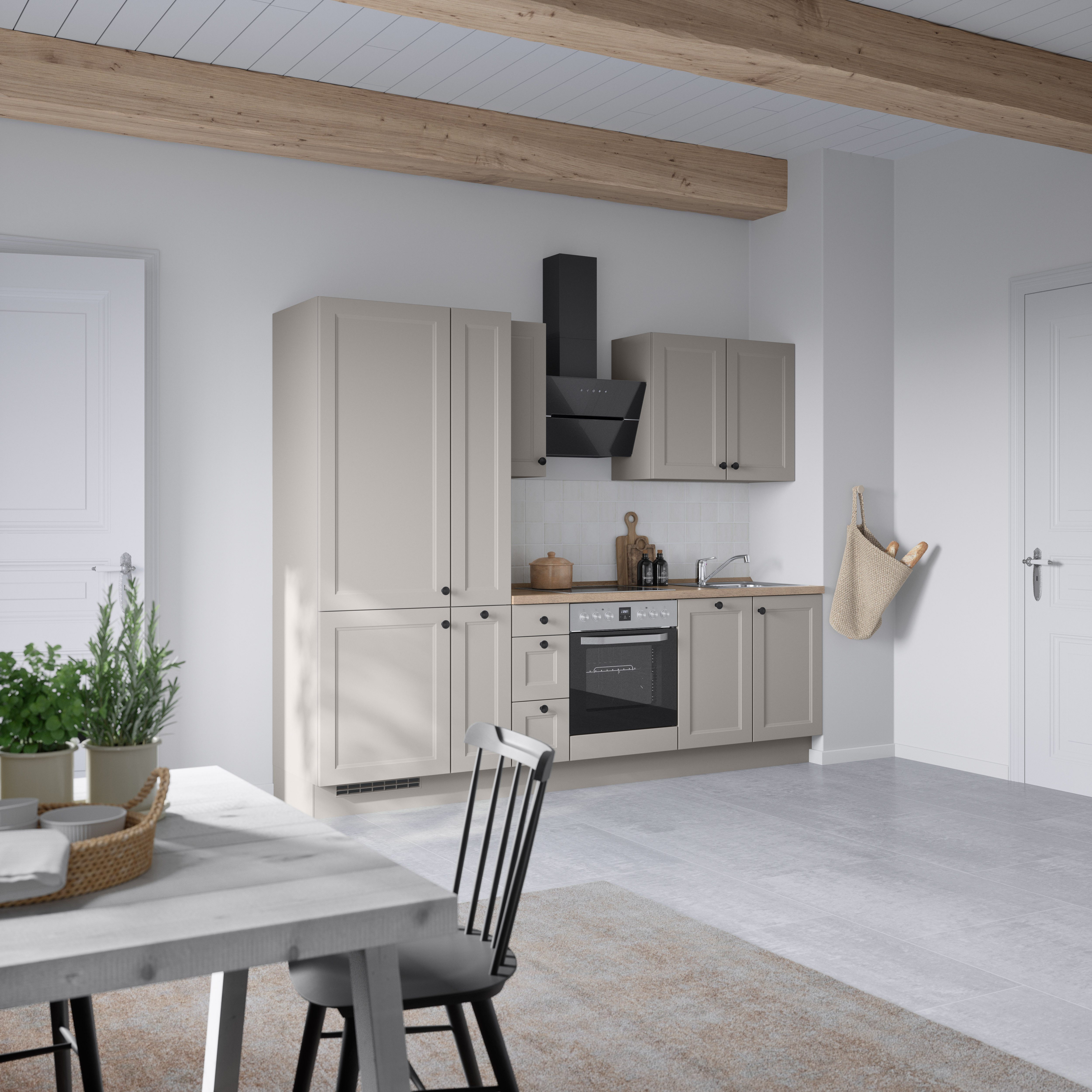 nobilia® Küchenzeile "Cascada II", NEU: individuell anpassbar mit gratis Profi-Beratung, vormontiert, Breite 270 cm, Ausrichtung wählbar, wahlw. mit E-Geräten