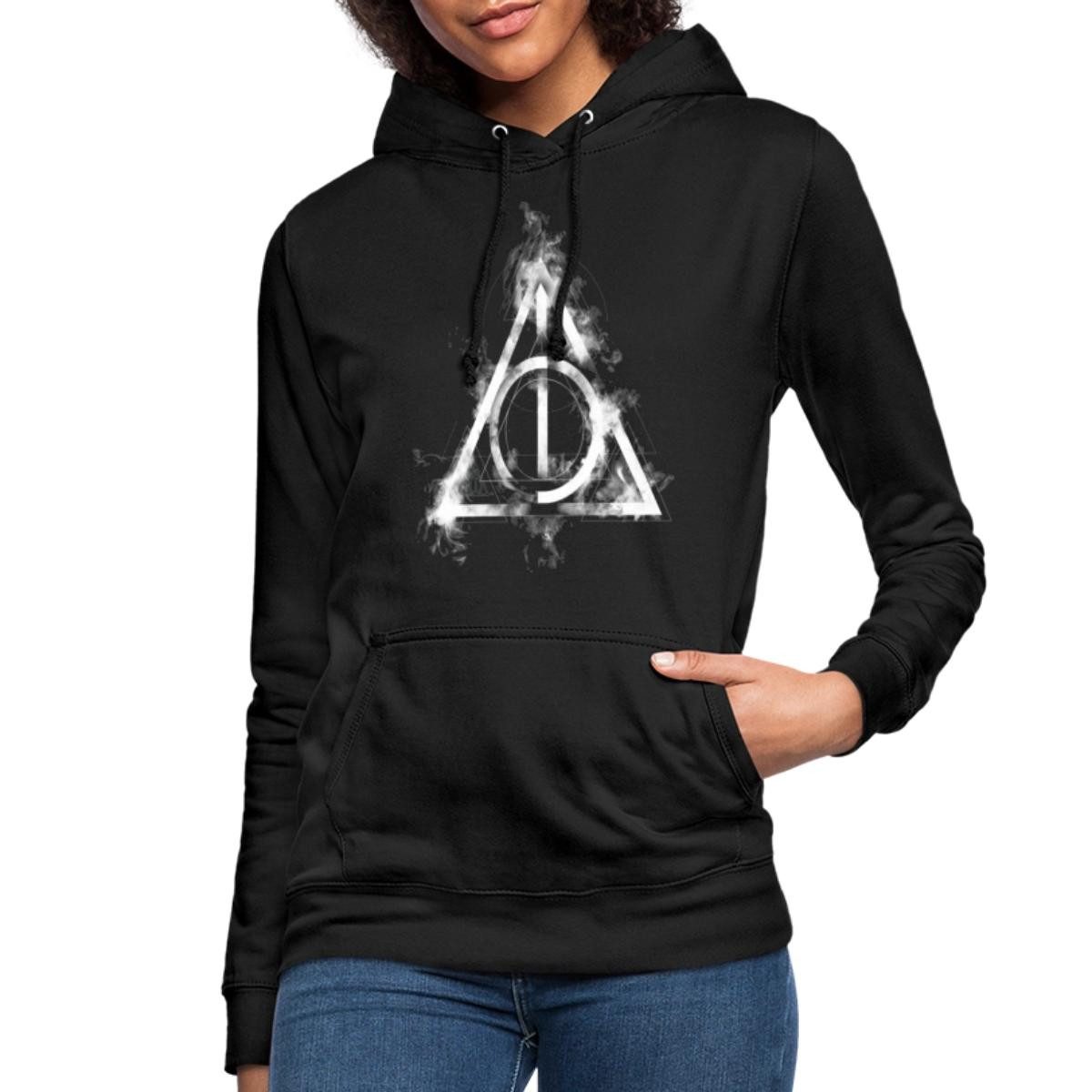 Spreadshirt Hoodie Harry Potter Teil 7 Symbol Damen Hoodie (1-tlg) günstig online kaufen