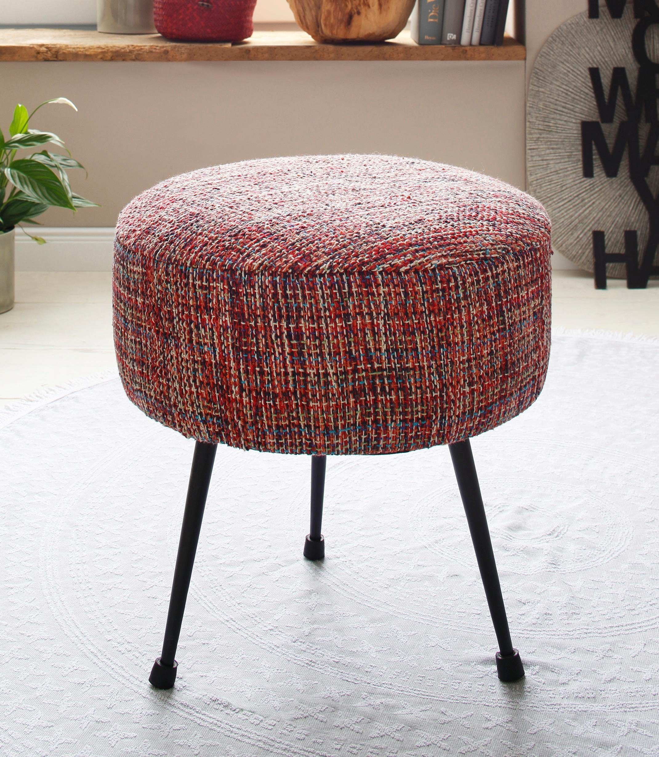 Home affaire Hocker »Kosi«, aus schönem Webstoff Bezug, mit schwarzen Metallbeinchen, in zwei verschiedenen Farbvarianten online kaufen | OTTO Home affaire Hocker »Kosi«, aus schönem Webstoff Bezug, mit schwarzen Metallbeinchen, in zwei verschiedenen Farbvarianten online kaufen | OTTO