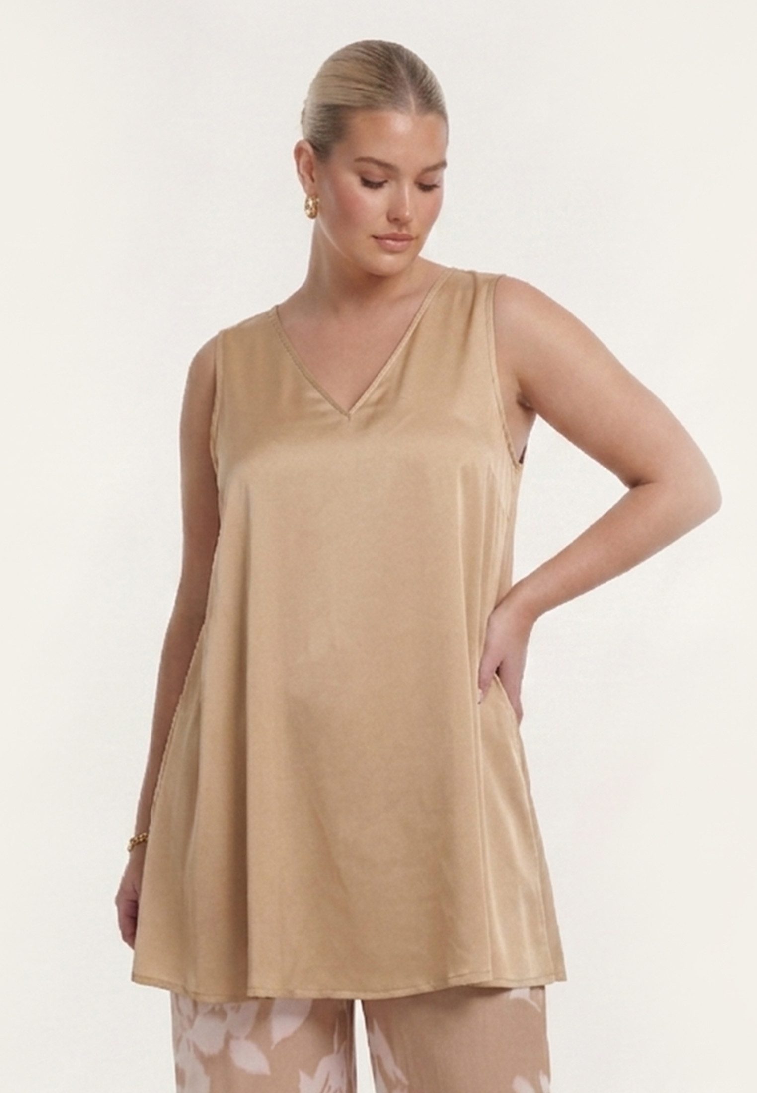 Shirttop Damen Top ärmellos