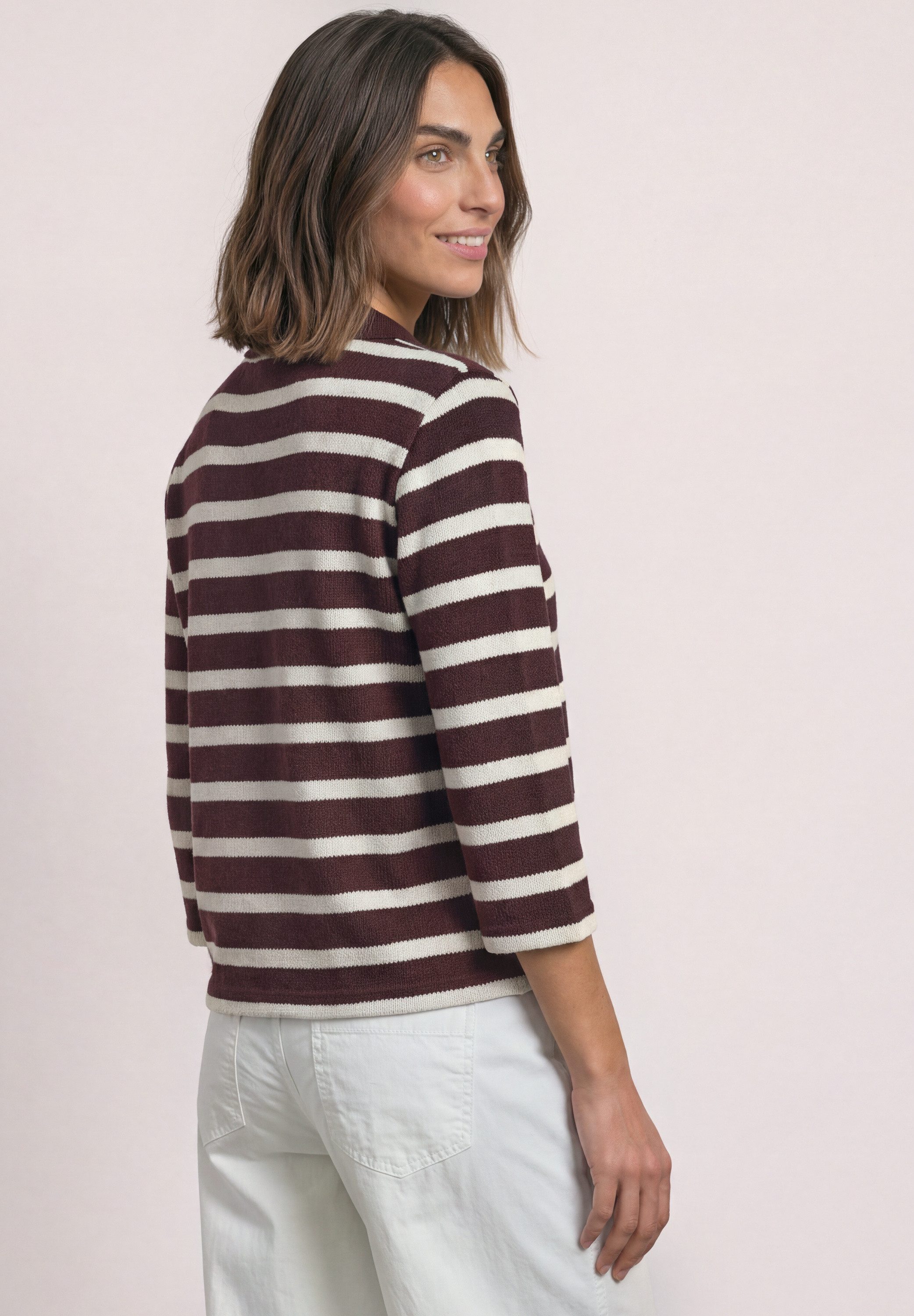 STREET ONE Poloshirt mit Streifenmuster – Bild 3 von 5