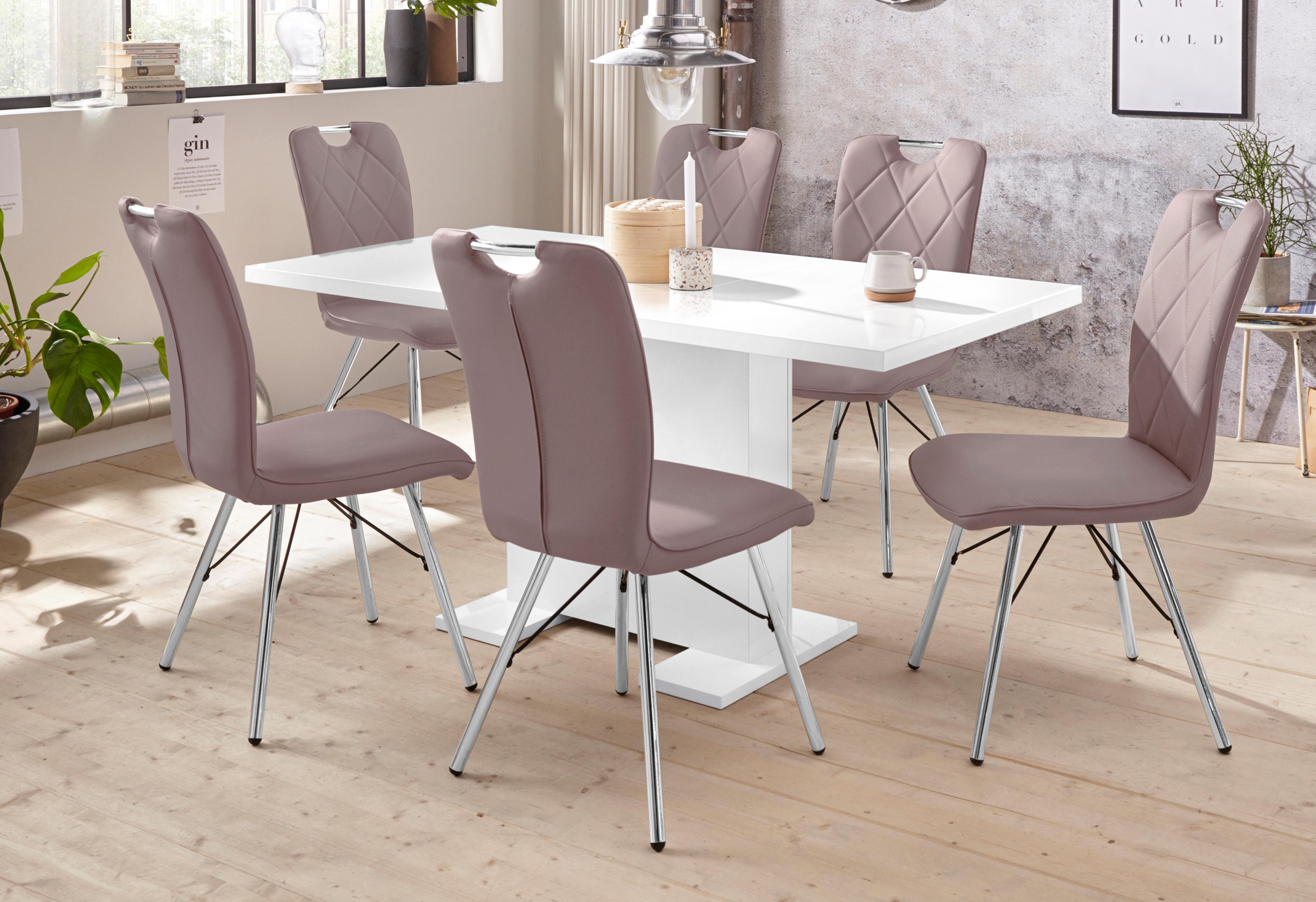 HELA Essgruppe »CLEO«, (Set, 5 tlg), bestehend aus einem Tisch ausziehbar und 4 Stühlen online kaufen | OTTO HELA Essgruppe »CLEO«, (Set, 5 tlg), bestehend aus einem Tisch ausziehbar und 4 Stühlen online kaufen | OTTO