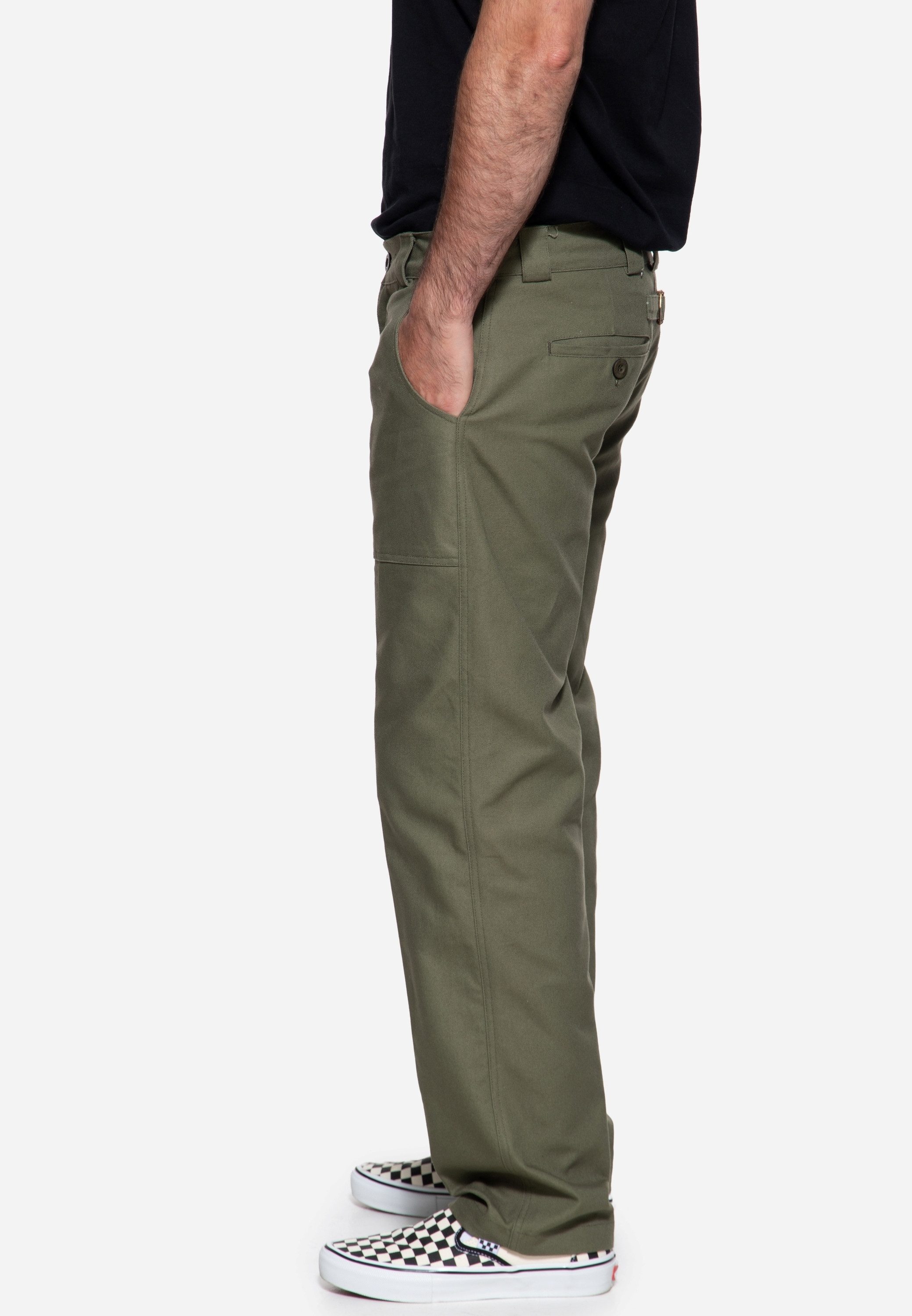 KingKerosin Chinohose aus robustem Canvas