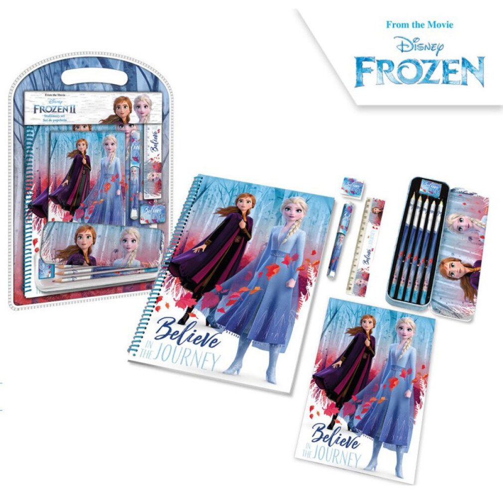 Kids Euroswan Malstift Disney Frozen 2 / Die Eiskönigin 2 - Schreibwaren-Set 12tlg.