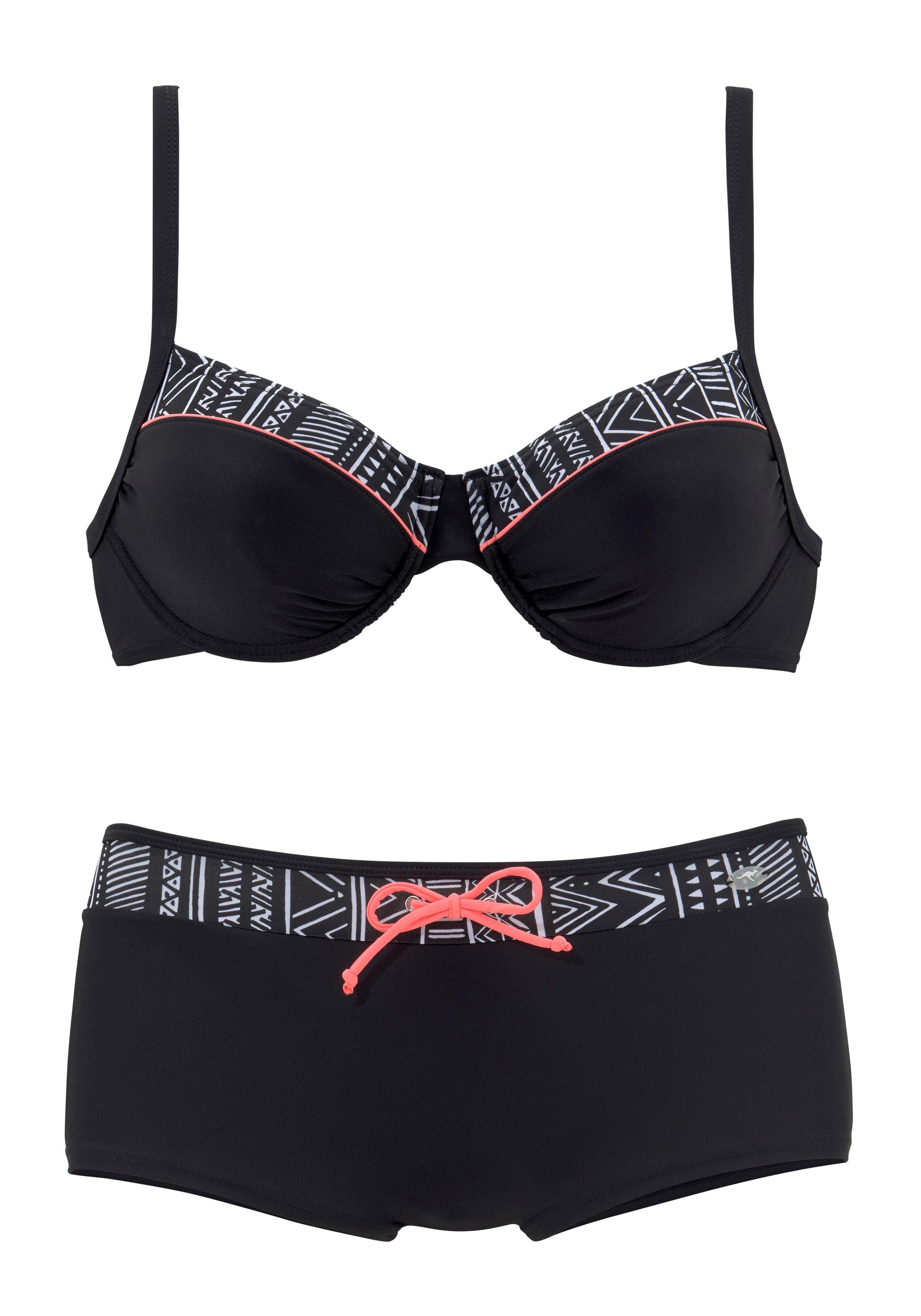 KangaROOS Bügel-Bikini mit modischem Print, verstellbare günstig online kaufen