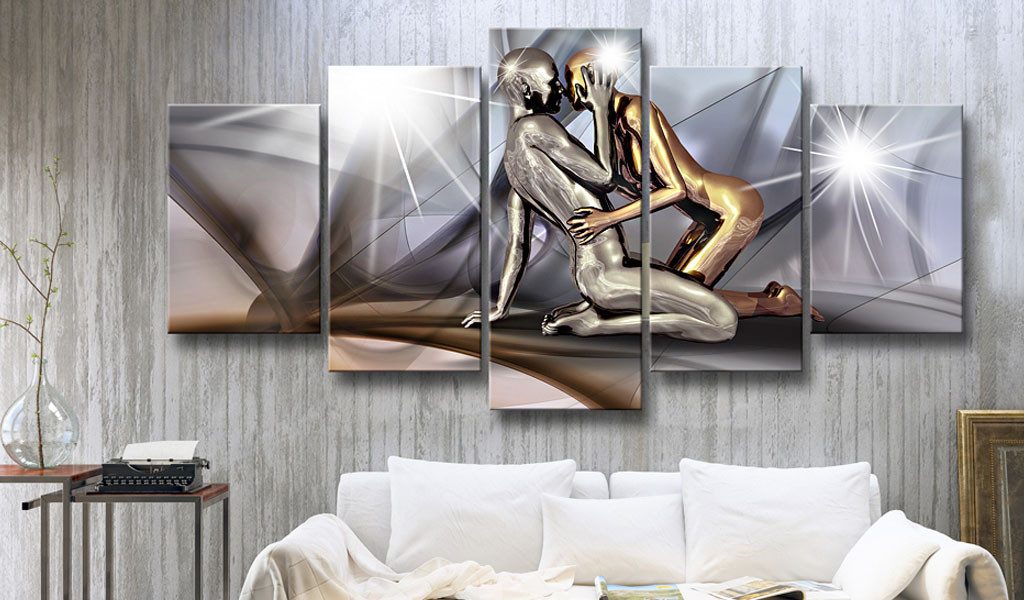 Artgeist Wandbild Gold couple günstig online kaufen