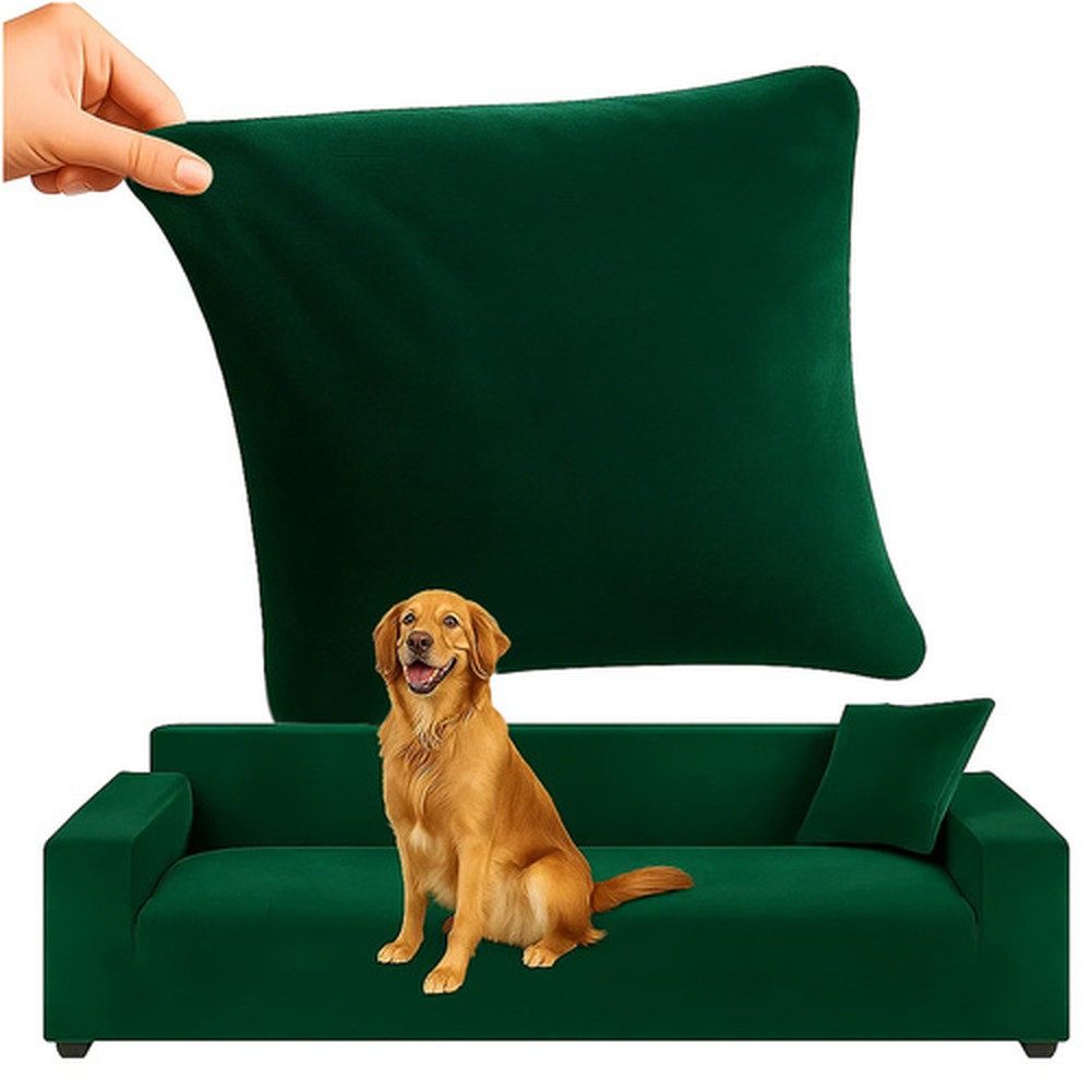 Ruhhy Sofabezug Kissenbezug 190-230cm, Dicker, strapazierfähiger Stoff deckt Unebenheiten zuverlässig ab