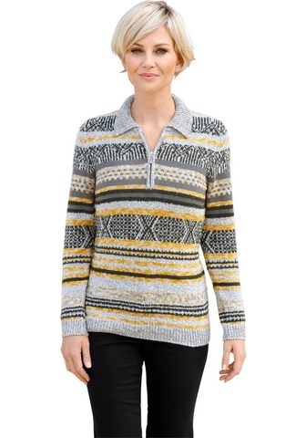 CASUAL LOOKS Пуловер в красивым Strickmuster