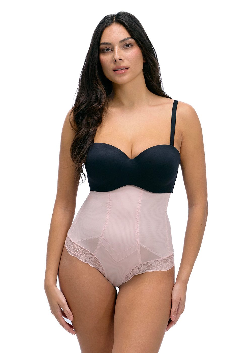 MAGIC Bodyfashion Shapingstring Super Control Hi-Thong mit eleganter, weicher Spitze