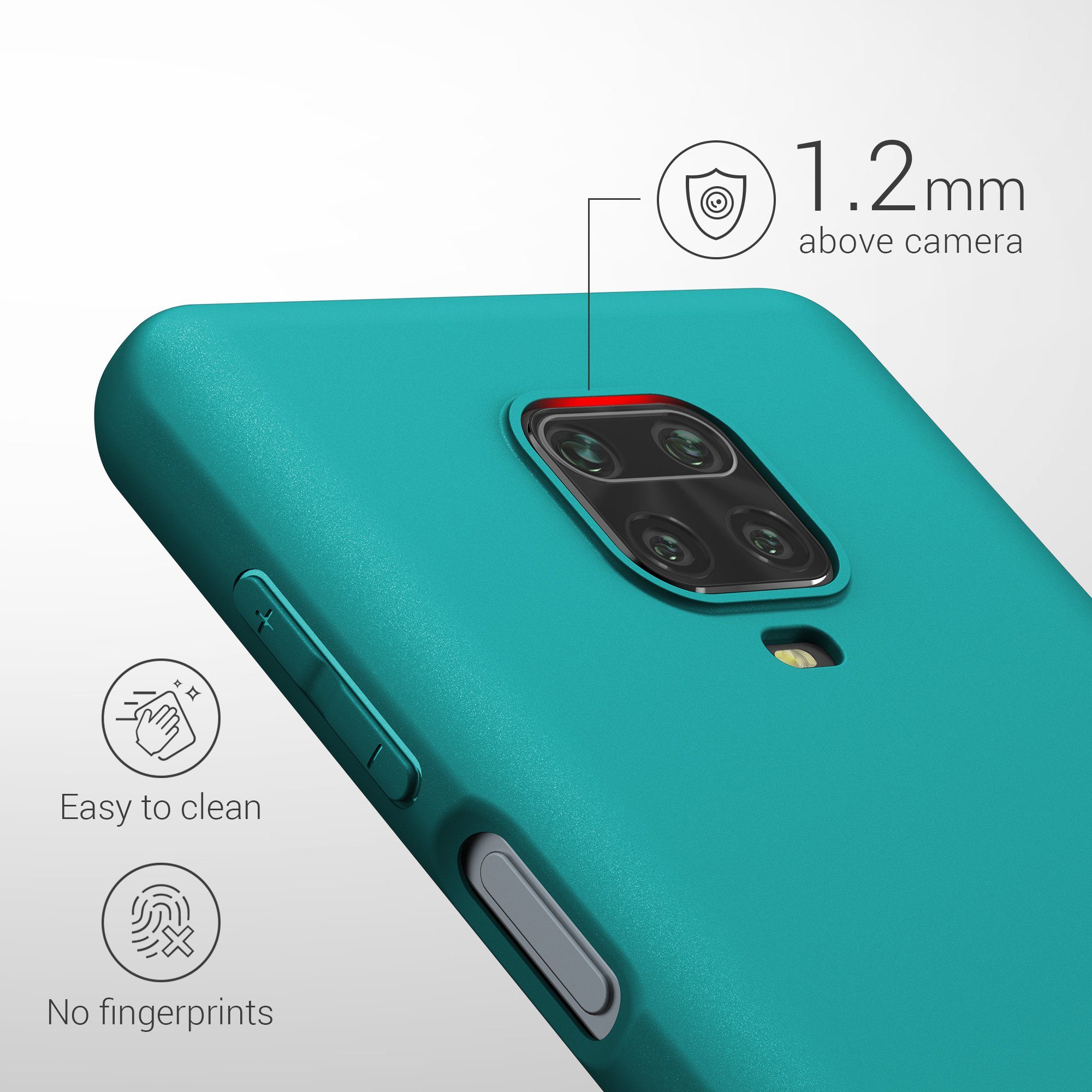 kwmobile Handyhülle Hülle für Xiaomi Redmi Note 9S / 9 Pro / 9 Pro Max, Hülle Silikon - Soft Handyhülle - Handy Case Cover