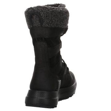 Ecco Solice Boots Elegant Freizeit Stiefel Leder-/Textilkombination