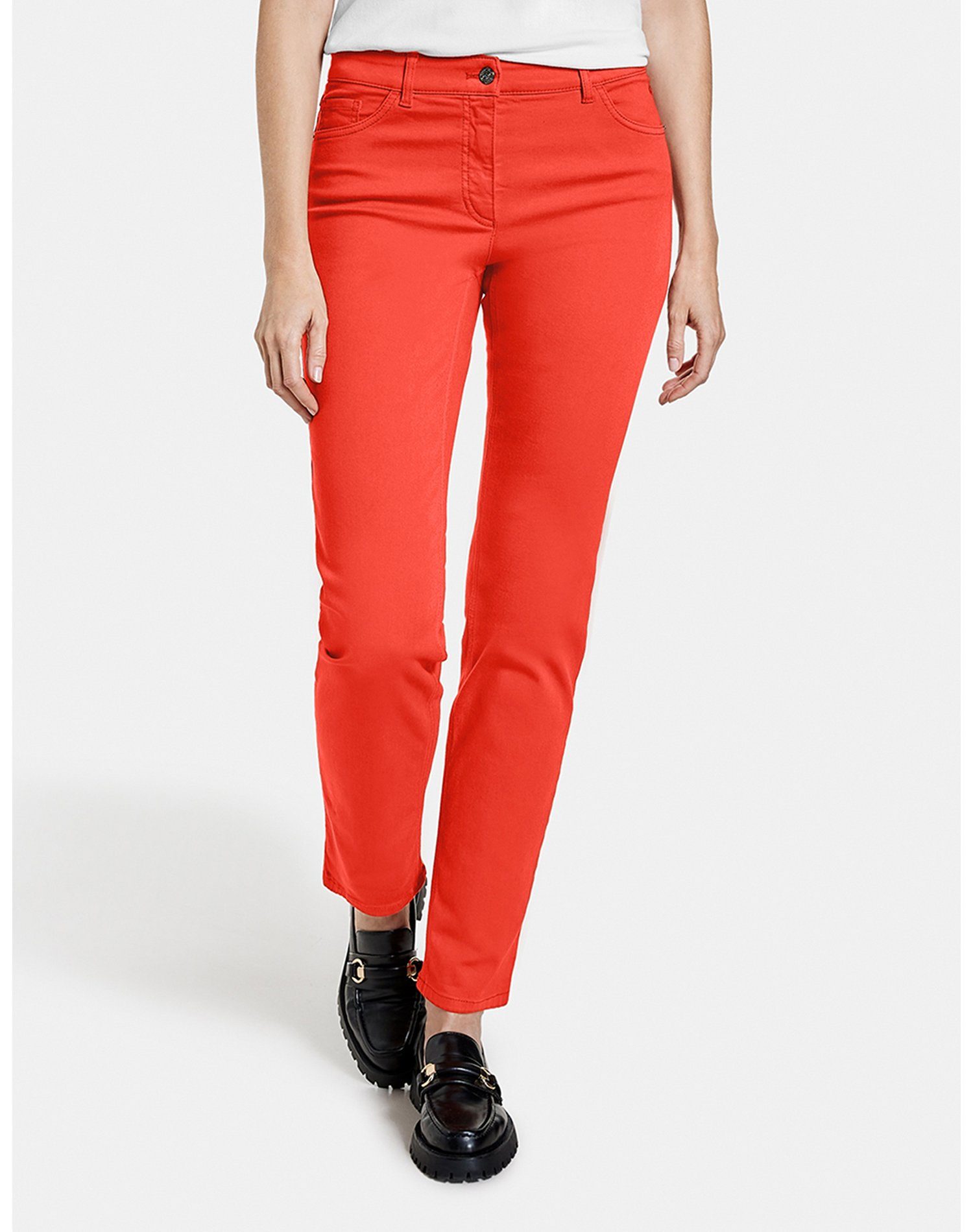 GERRY WEBER Stretch-Jeans »5-Pocket Jeans Straight Fit Kurzgröße« (1-tlg)  5-Pocket online kaufen | OTTO