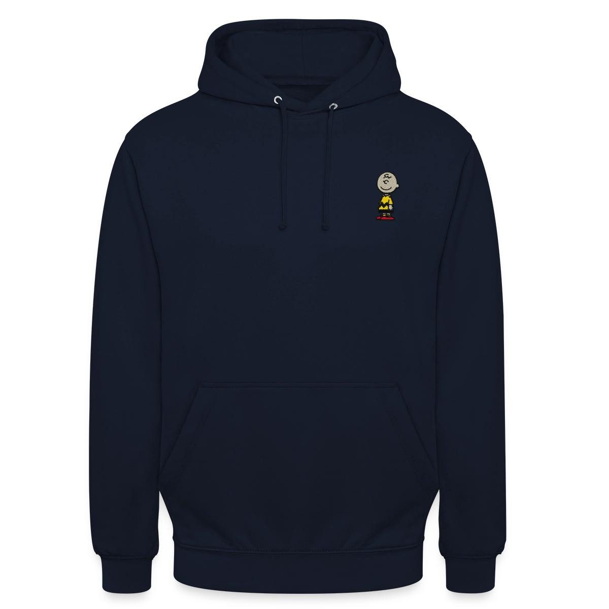 Spreadshirt Hoodie Peanuts Charlie Brown Als Stickmotiv Unisex Hoodie (1-tlg)