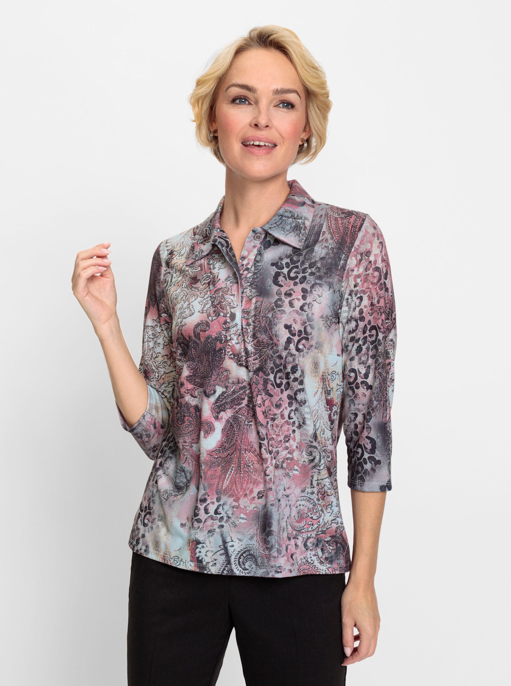 T-Shirt Poloshirt 3/4-Arm