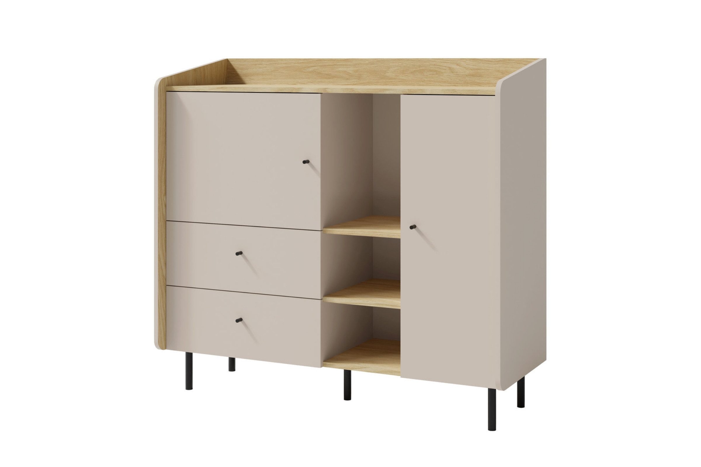 Kommode ALBI 08 mit 2 Schubladen 125cm