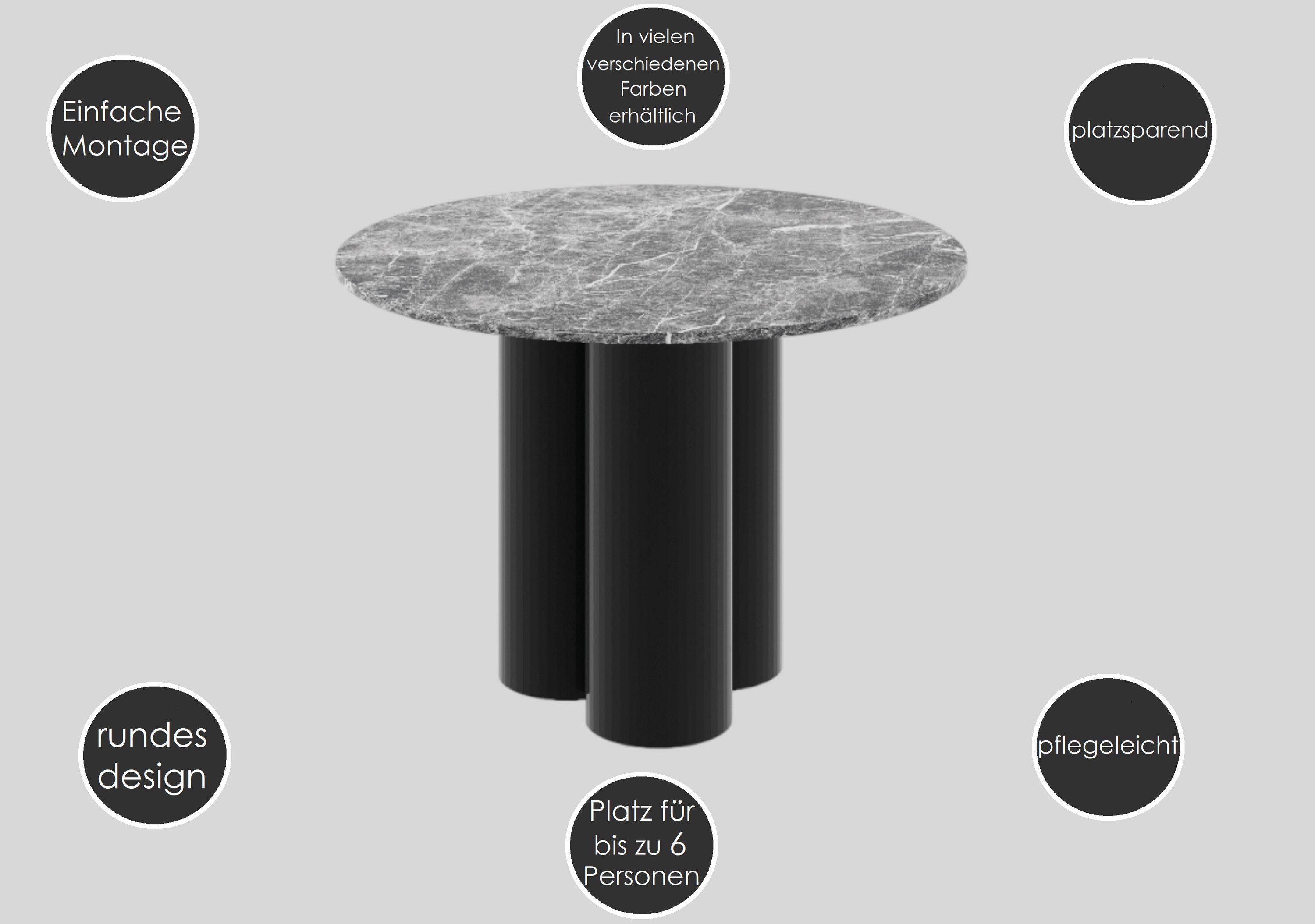 designimpex Esstisch Design Esstisch Tisch HRE-111 günstig online kaufen