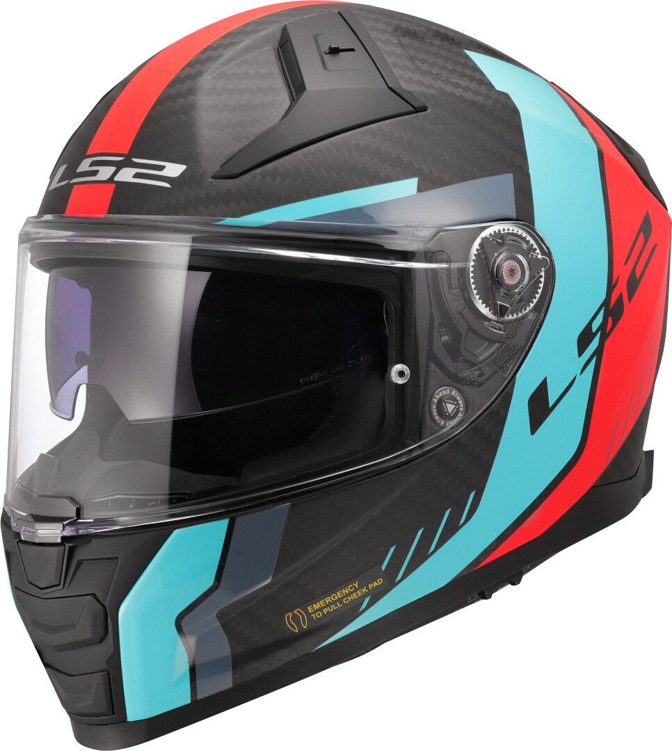 Motorradhelm FF811 Vector II Carbon Grid Helm