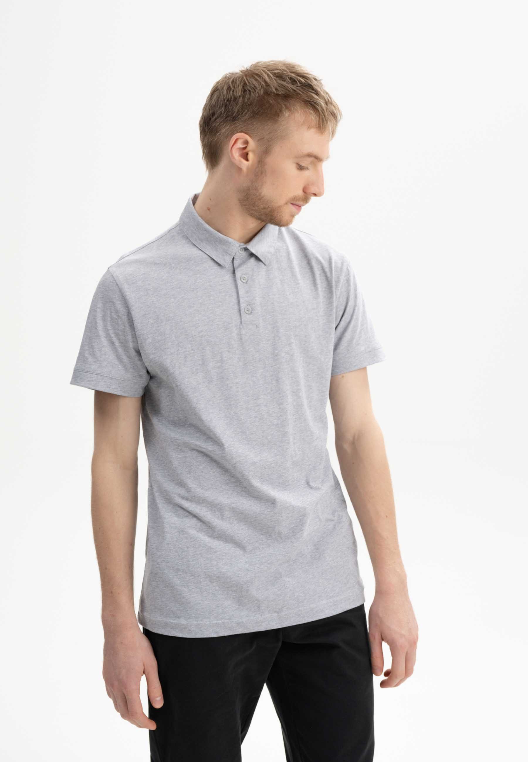 MELA Poloshirt Poloshirt JASPAL kurze Knopfleiste günstig online kaufen