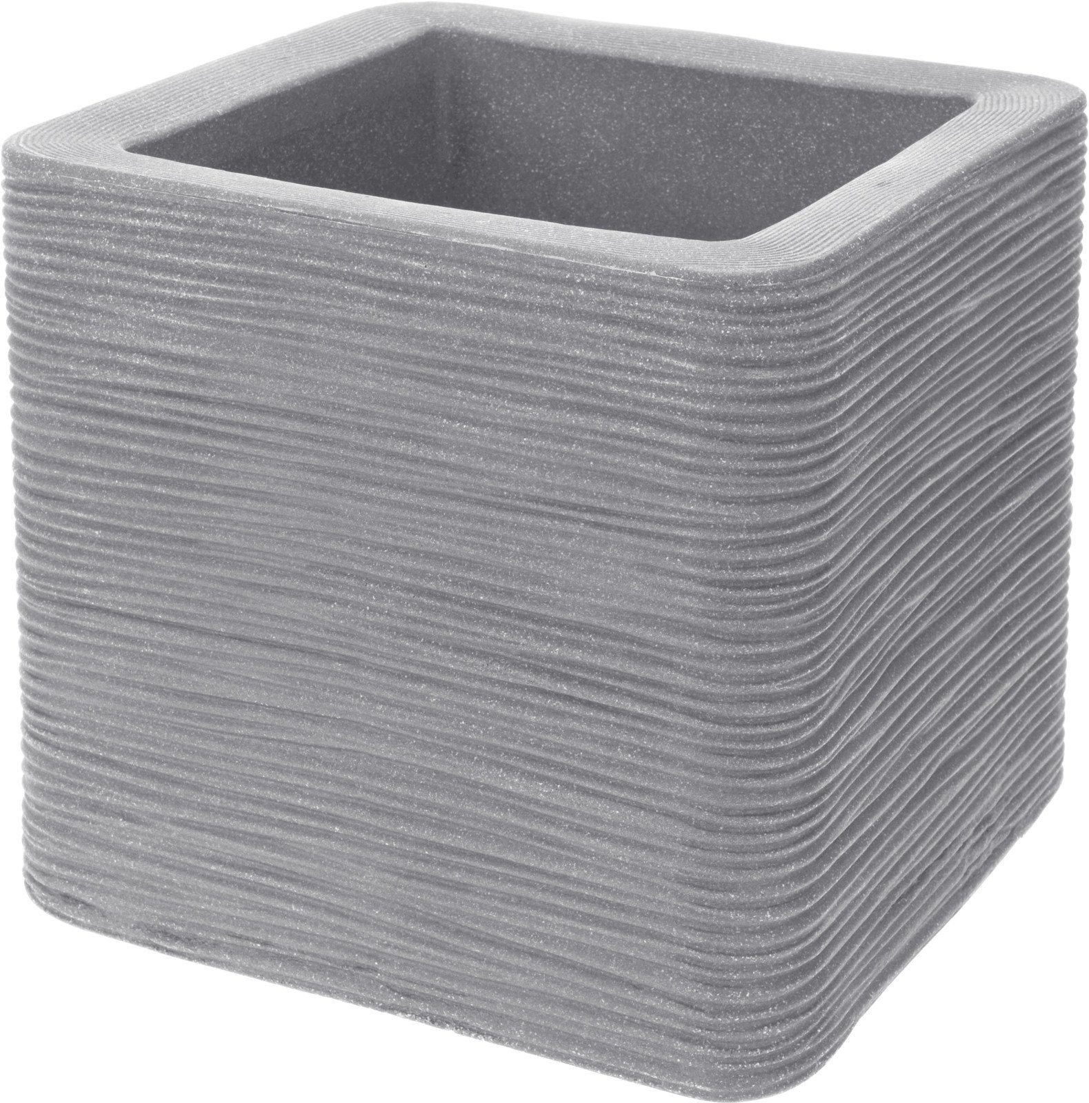 Kreher Pflanzkübel "Struktur Optik" 30x30x27 cm günstig online kaufen