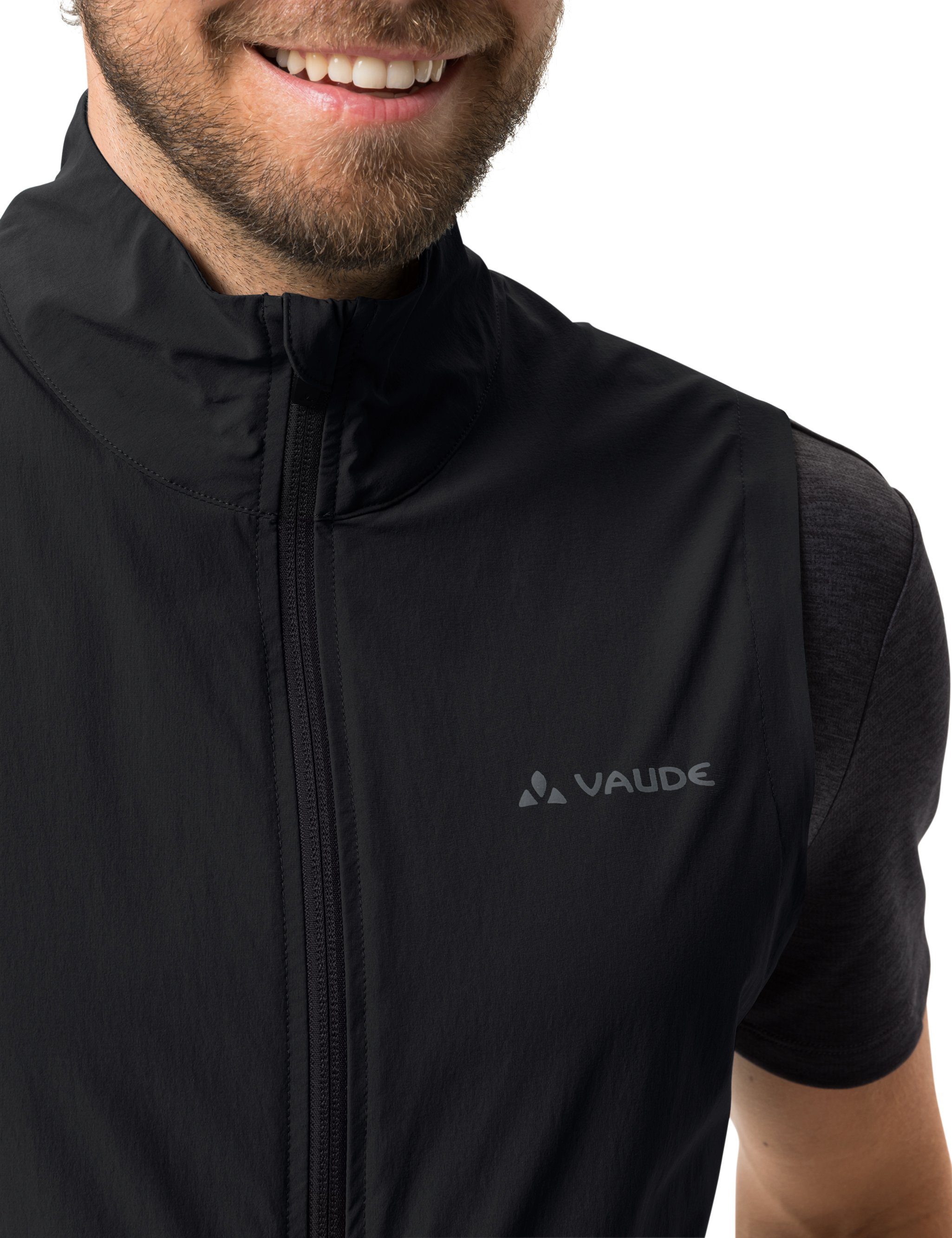 Men's uni Funktionsweste Vest (1-tlg) VAUDE Yaras black