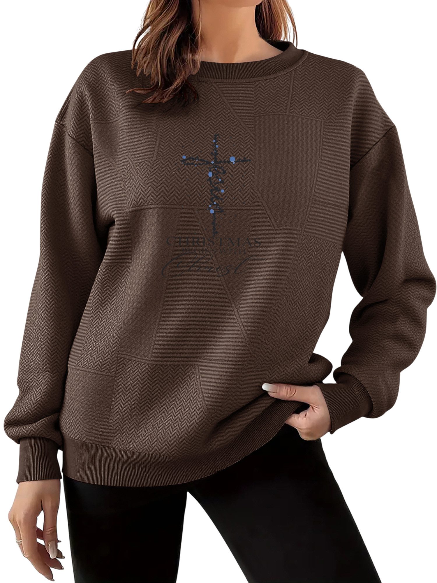PYLIKE Sweatshirt Lässiger Streetstyle-Pullover für Damen günstig online kaufen