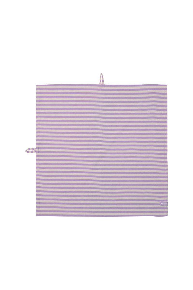 PiP Studio Geschirrtuch Lily&Lotus Geschirrtuch Stripes lila 65x65cm 2 Stück