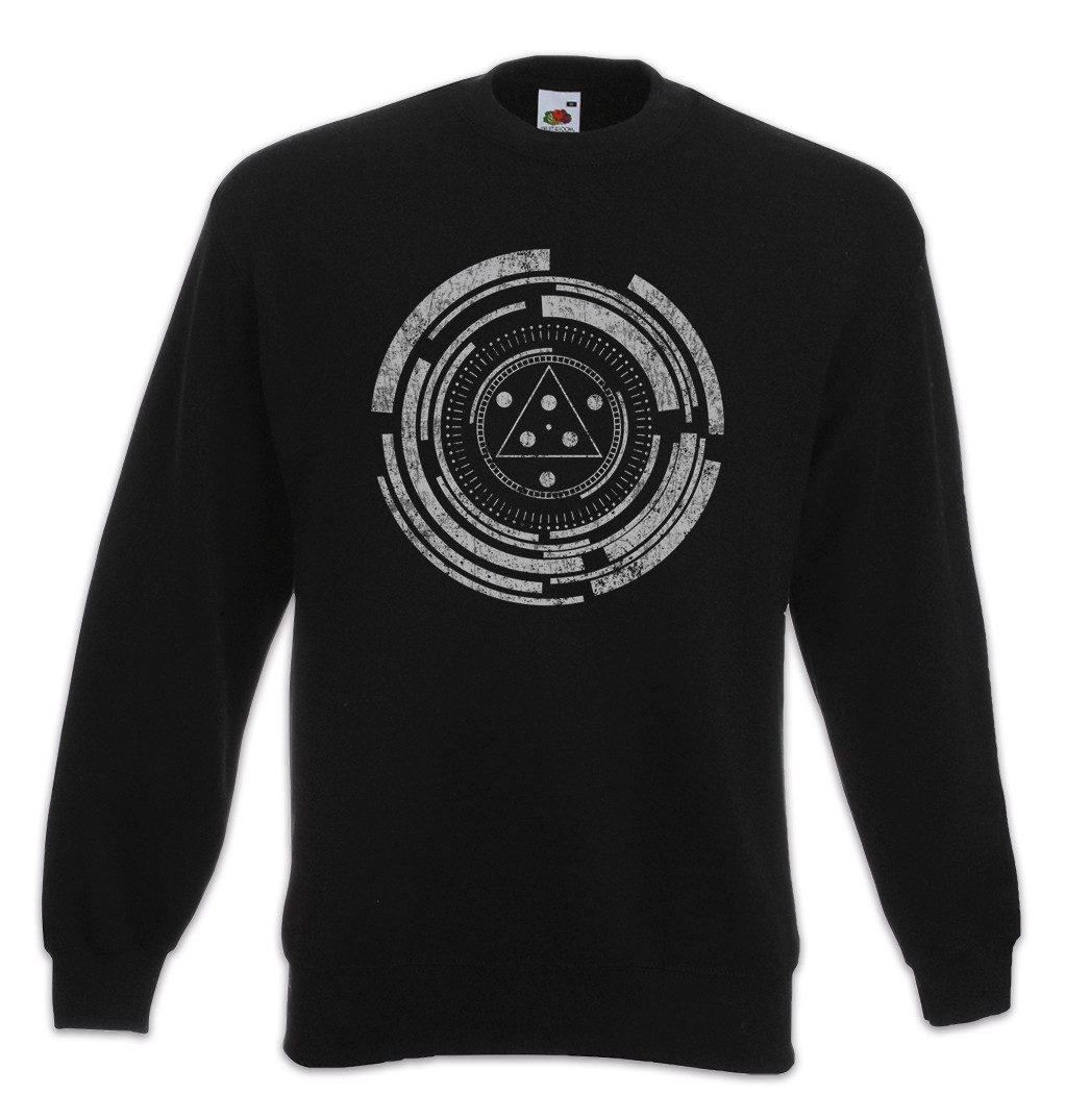 Sweatshirt Technology Circle Sweatshirt Kreis Kreisel Spirale Hypnose Hypnotiseur