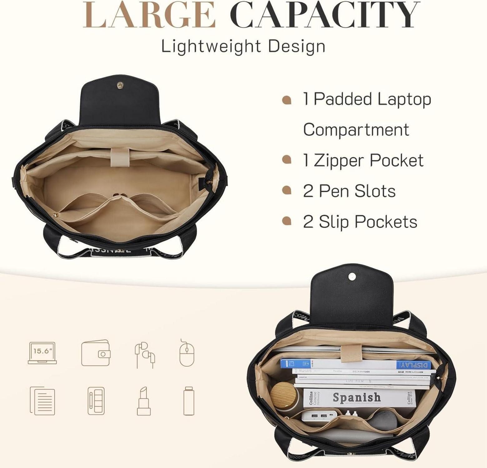 LuxusKollektion Laptoptasche Handtasche Laptoptasche 15,6 Zoll günstig online kaufen