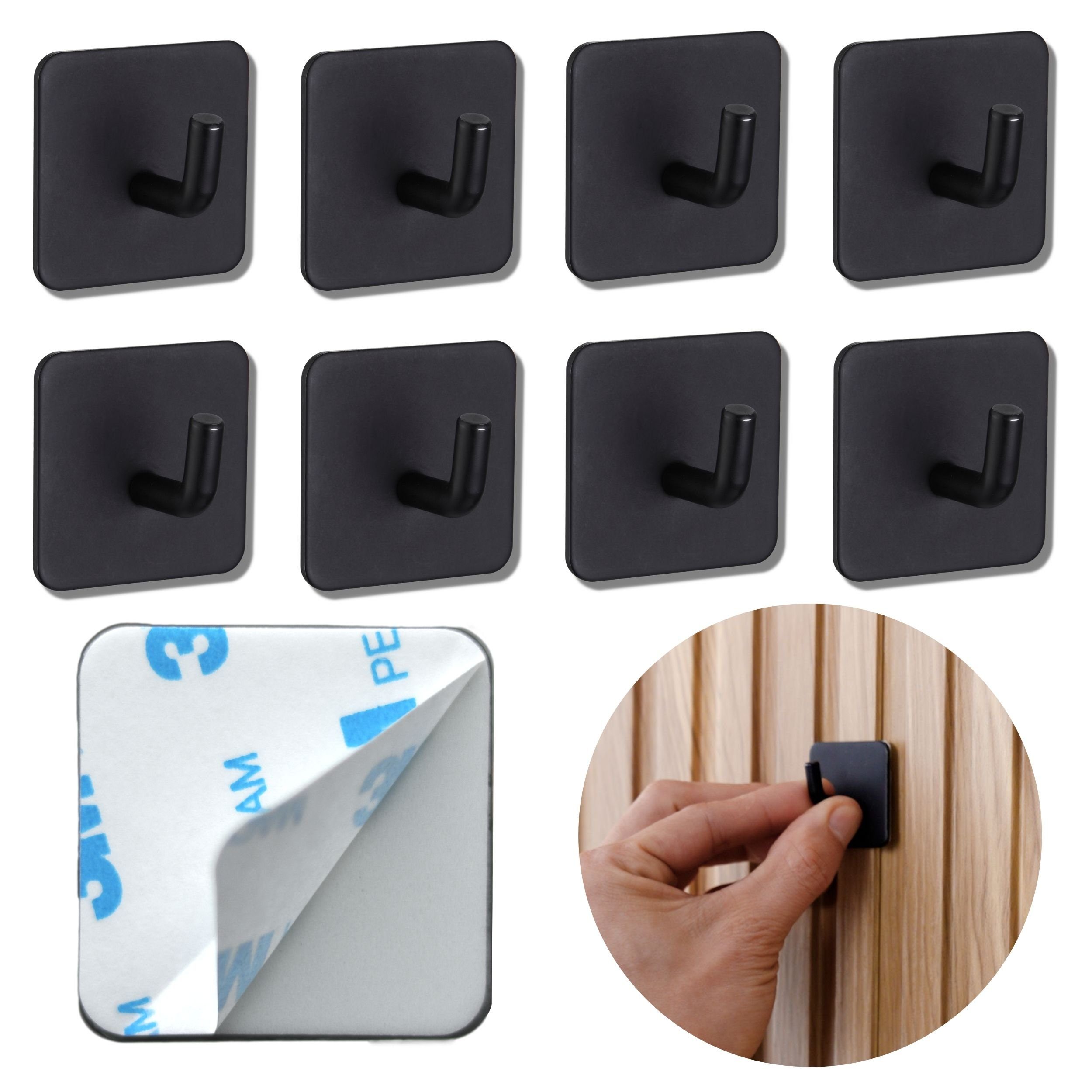 DEKAZIA Klebehaken ohne Bohren, selbstklebende Badhaken, Handtuchhaken, Bad günstig online kaufen