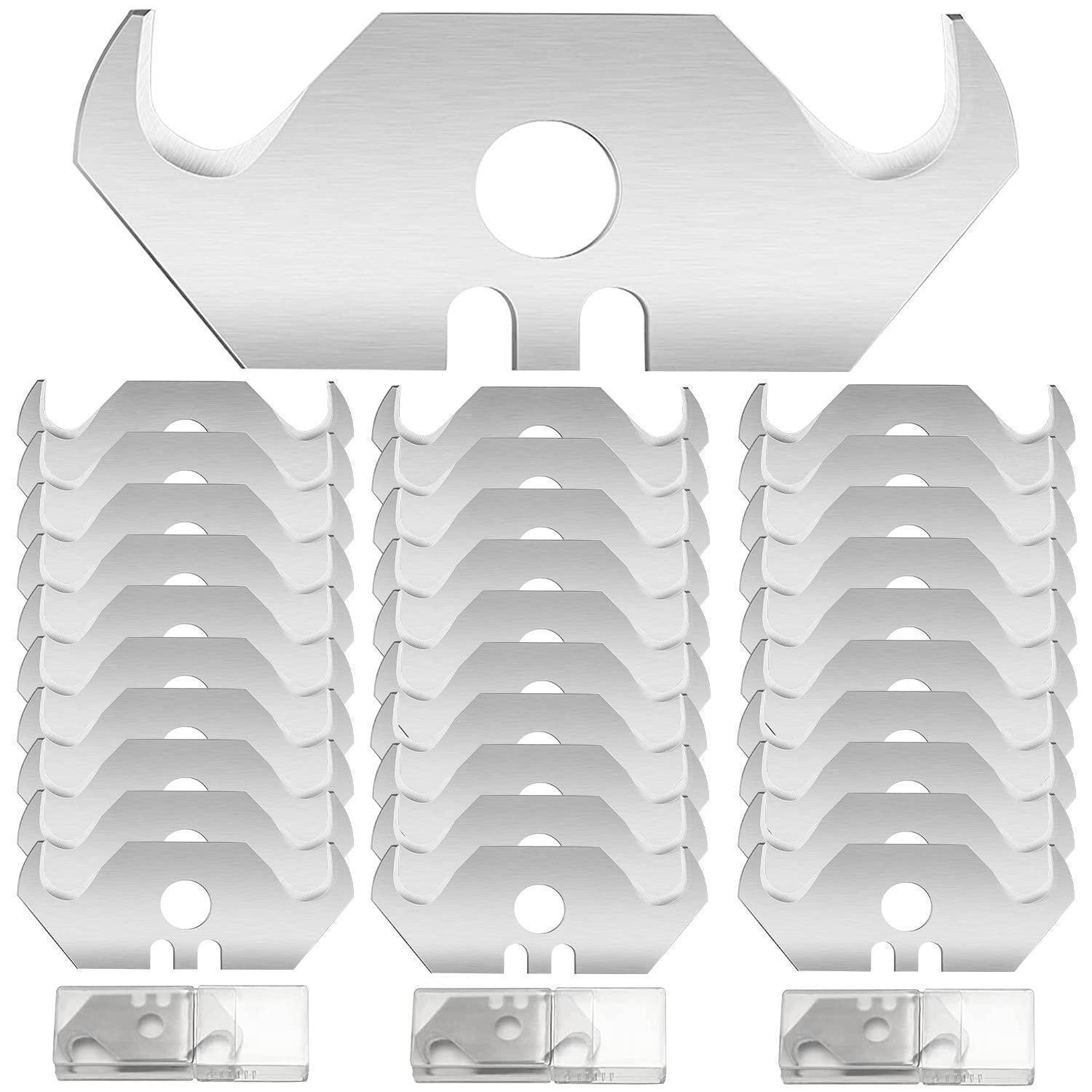 LuxusKollektion Hakenklinge Hakenklingen Trapez 30 Stk Klingenstärke 0,6mm