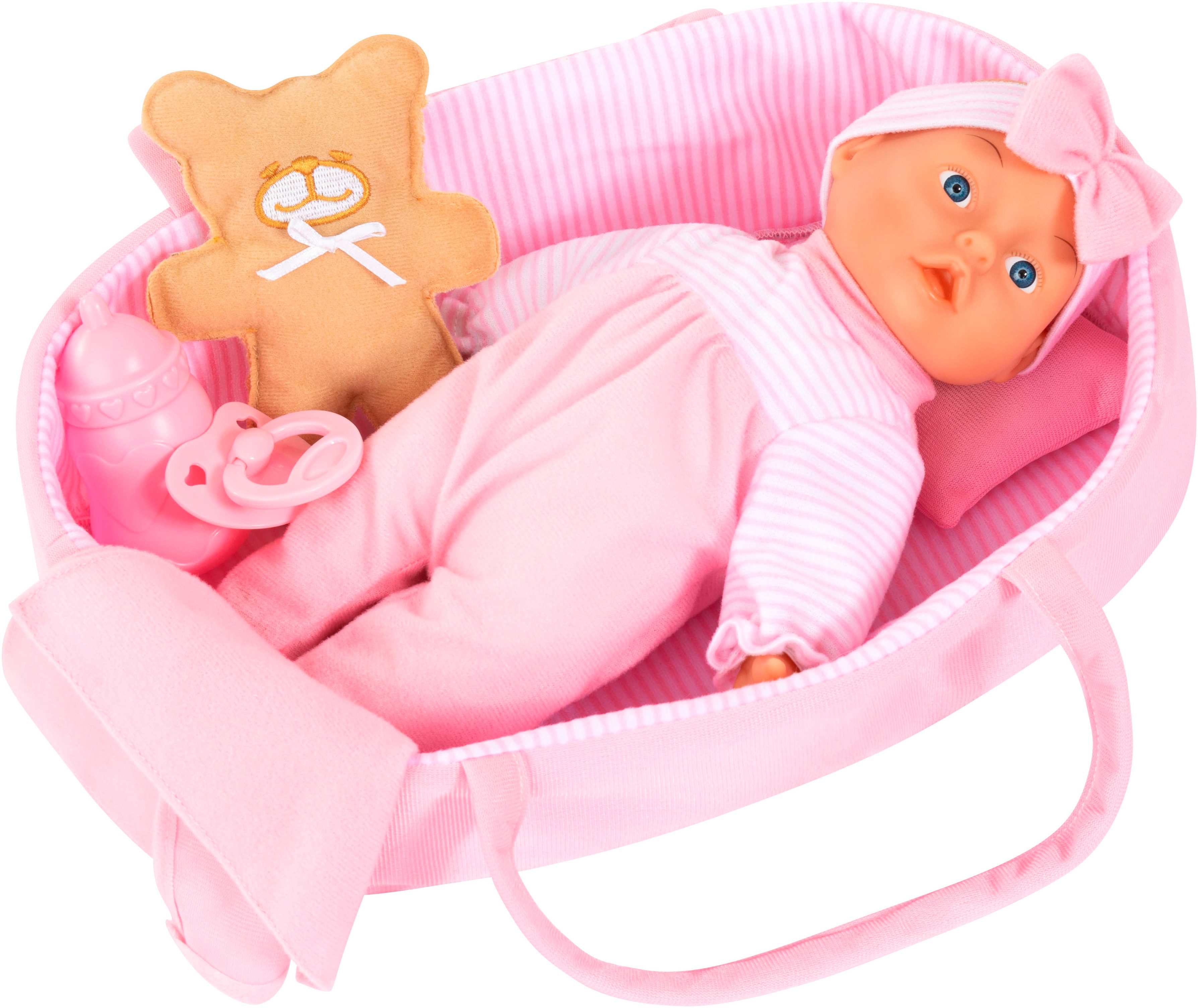 Bayer Babypuppe Cozy 28cm (6-tlg), mit Zubehör günstig online kaufen