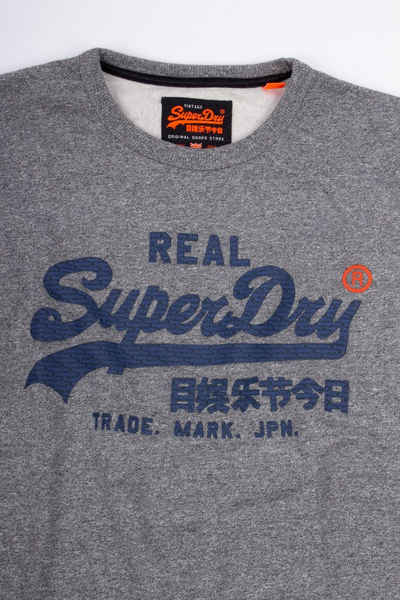 Superdry Sweatshirt Superdry Herren Sweatshirt Superdry ClassicPrint Grey
