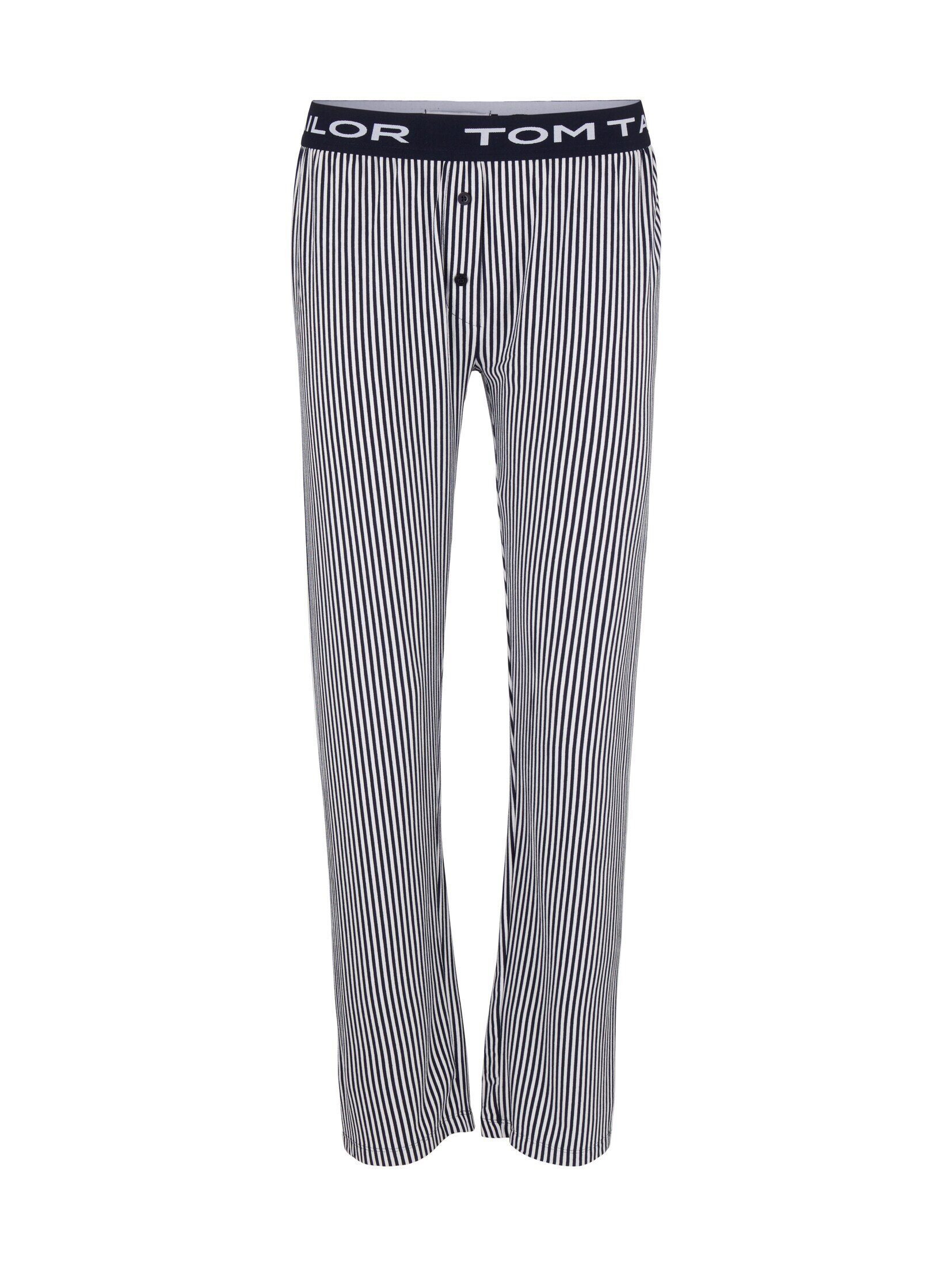 TOM TAILOR Pyjamahose Pyjamahose mit Streifenmuster günstig online kaufen