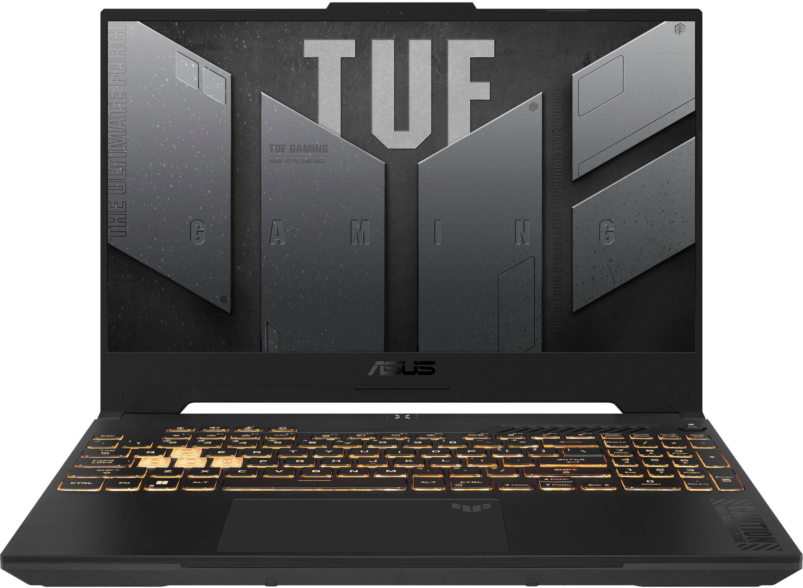 Asus TUF Gaming 15 Laptop, Full HD IPS-Display, 16 GB RAM, Windows 11 Home, Gaming-Notebook (39,6 cm/15,6 Zoll, Intel Core i7 12700H, GeForce RTX 4050, 1000 GB SSD, FX507ZU4-LP114W)
