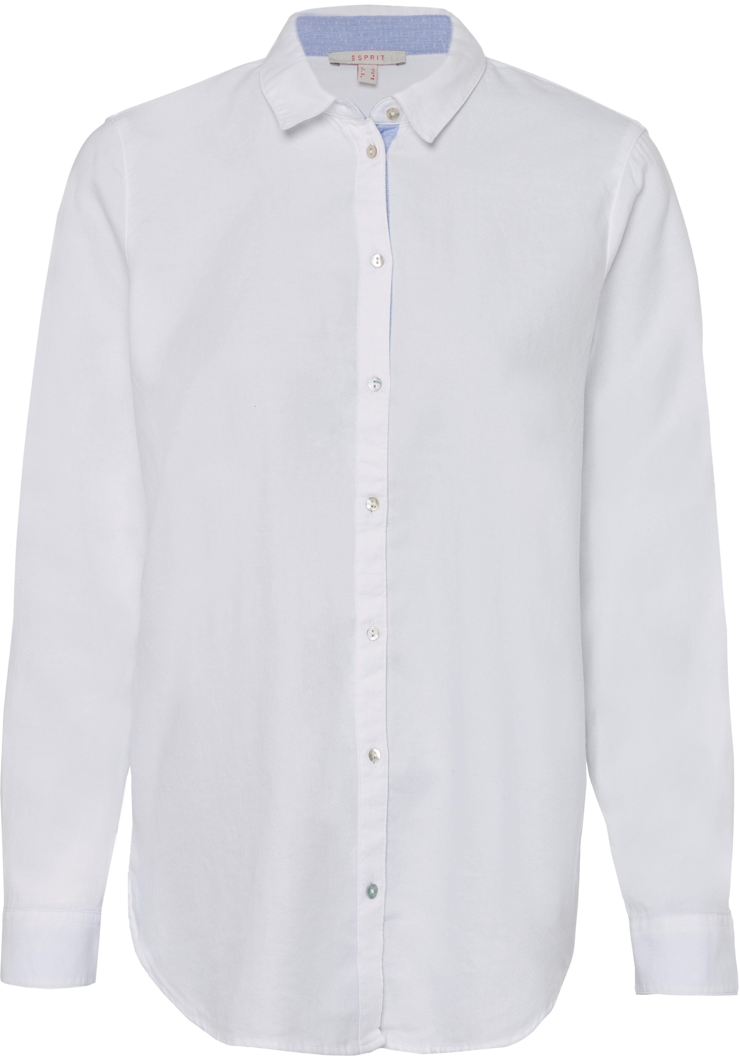 Esprit Hemdbluse mit Perlmuttknöpfen, Bluse von Esprit online kaufen | OTTO