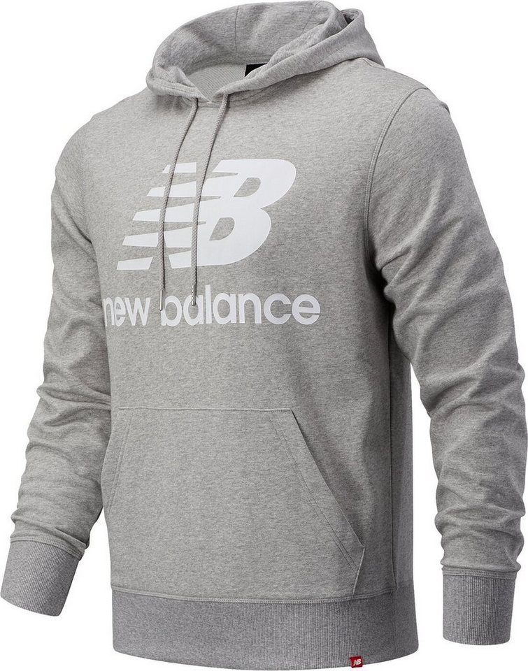 New Balance Hoodie Essentials Stacked Logo Kapuzenpullover Herren
