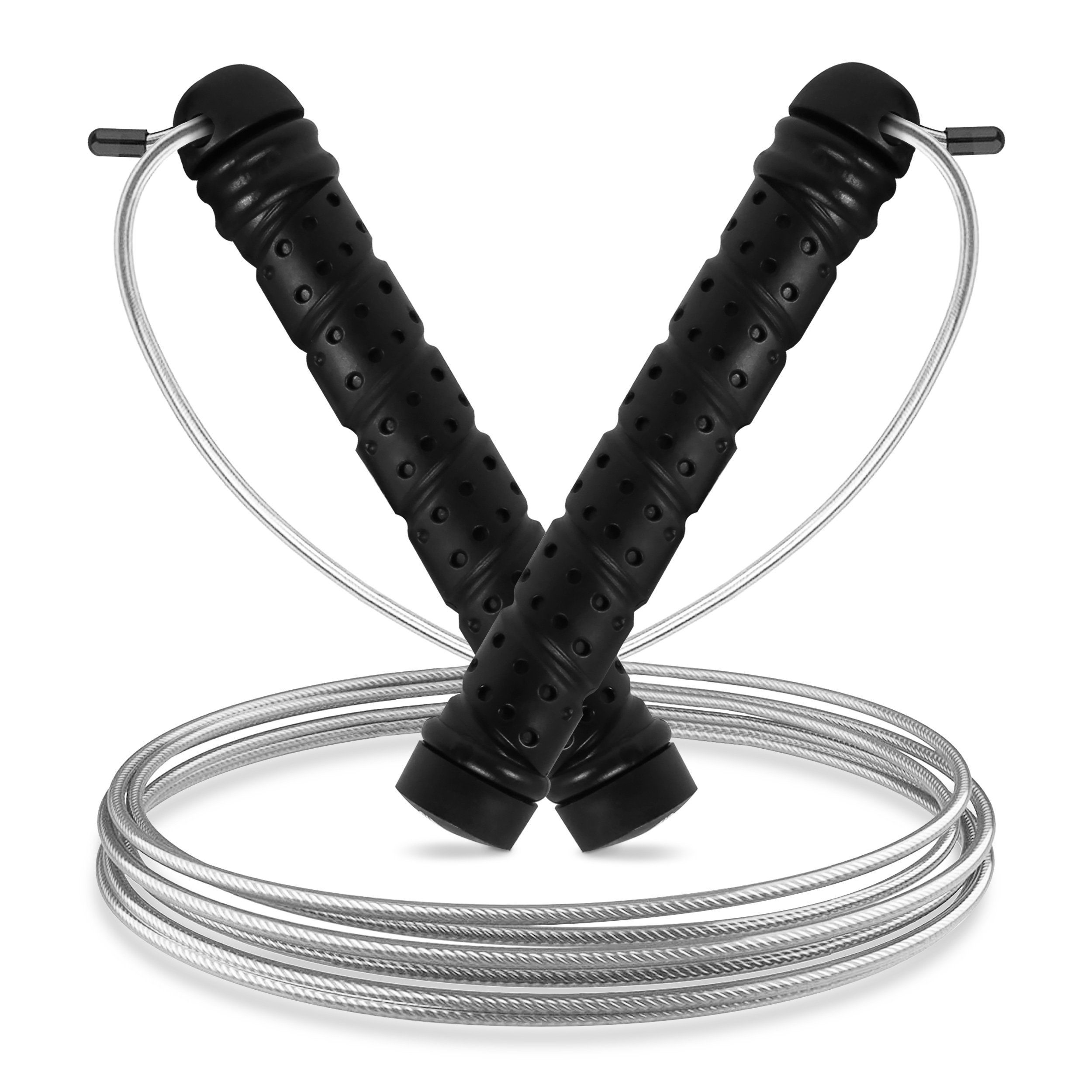 Springseil MSPORTS Springseil aus Stahl Professional