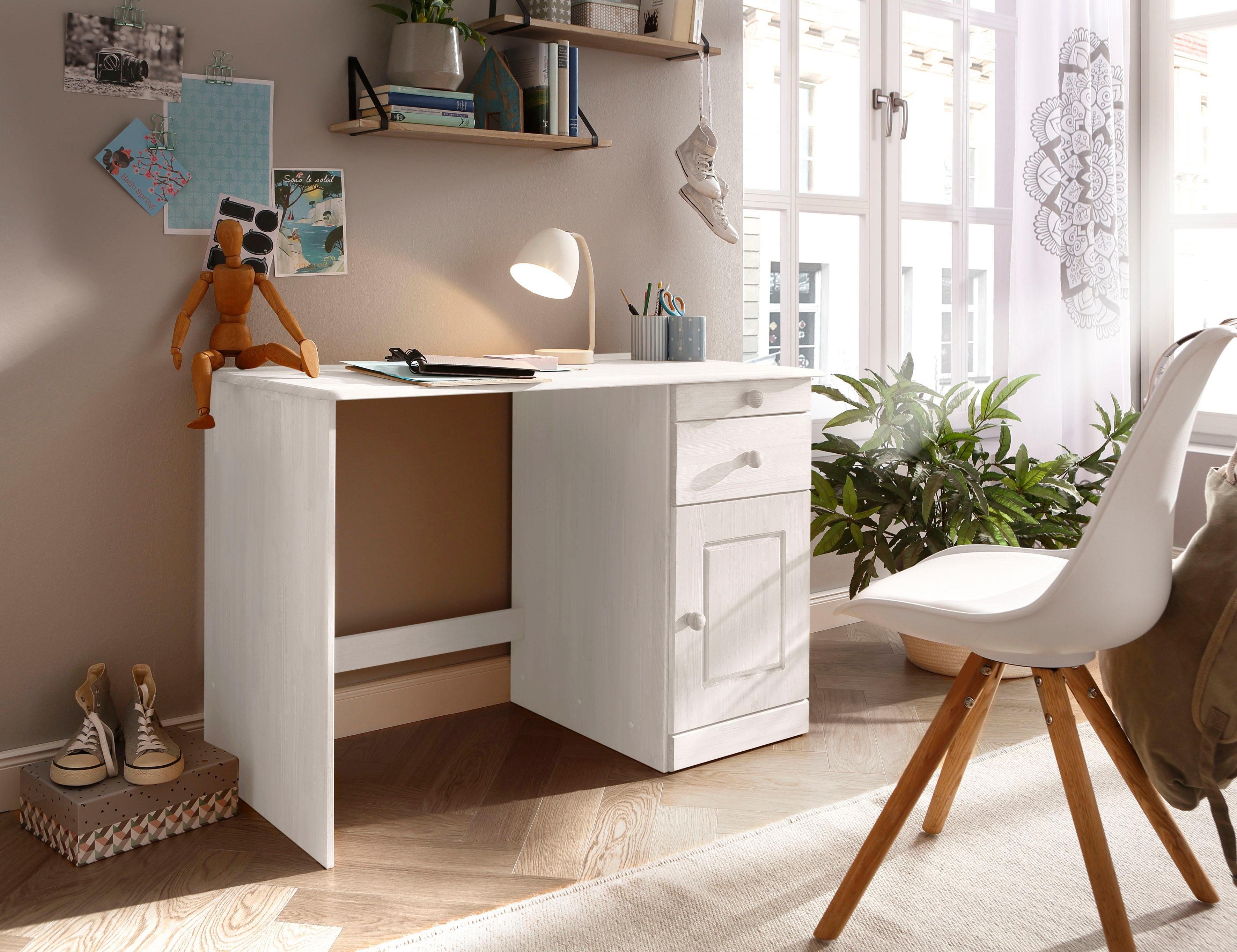 Home affaire Schreibtisch »Vadim«, aus massiver Kiefer - Home affaire