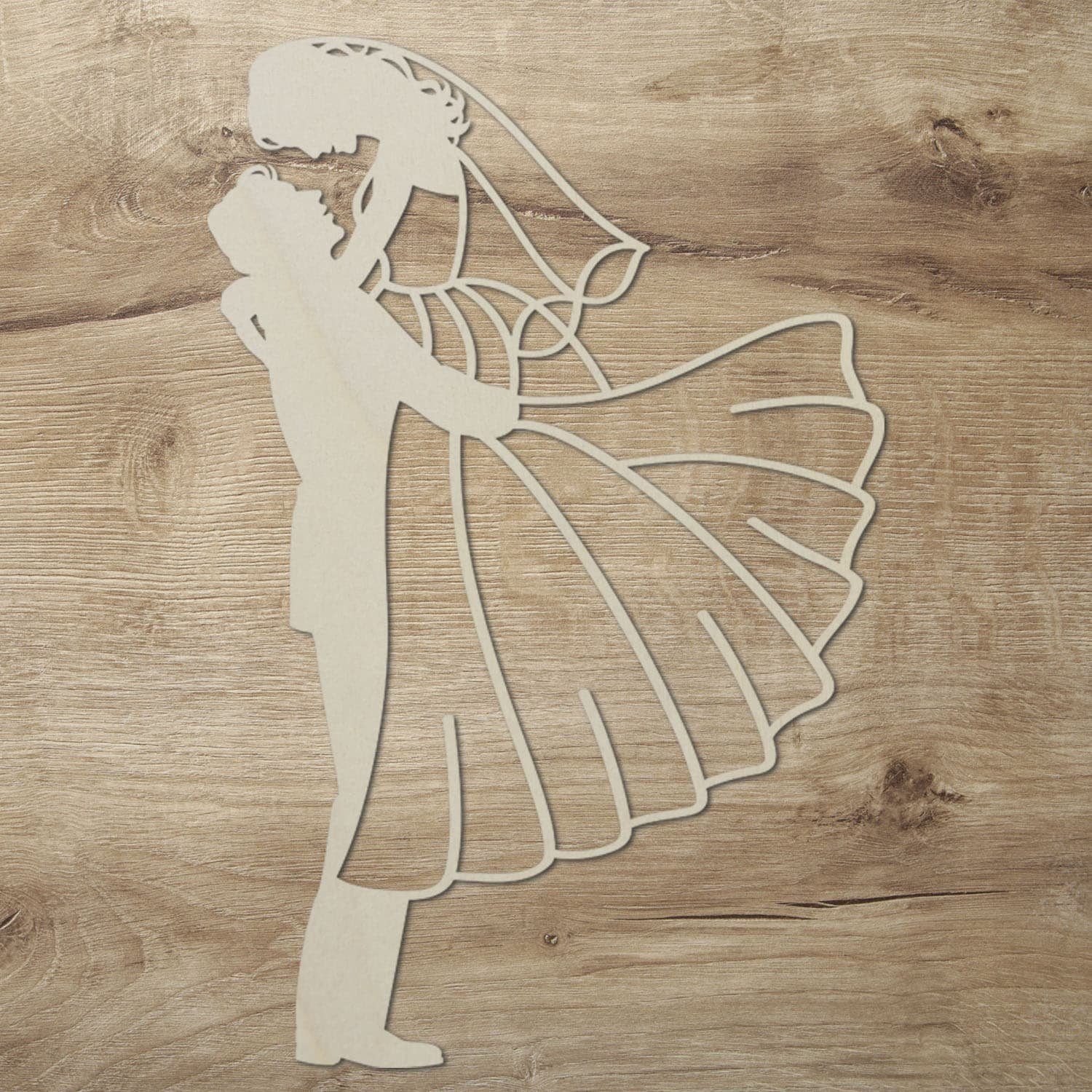 Namofactur 3D-Wandtattoo Hochzeit Deko Brautpaar Wandbild günstig online kaufen
