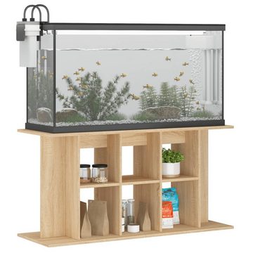vidaXL Aquariumunterschrank Aquariumständer Sonoma-Eiche 120x40x60 cm Holzwerkstoff Aquarium Unter