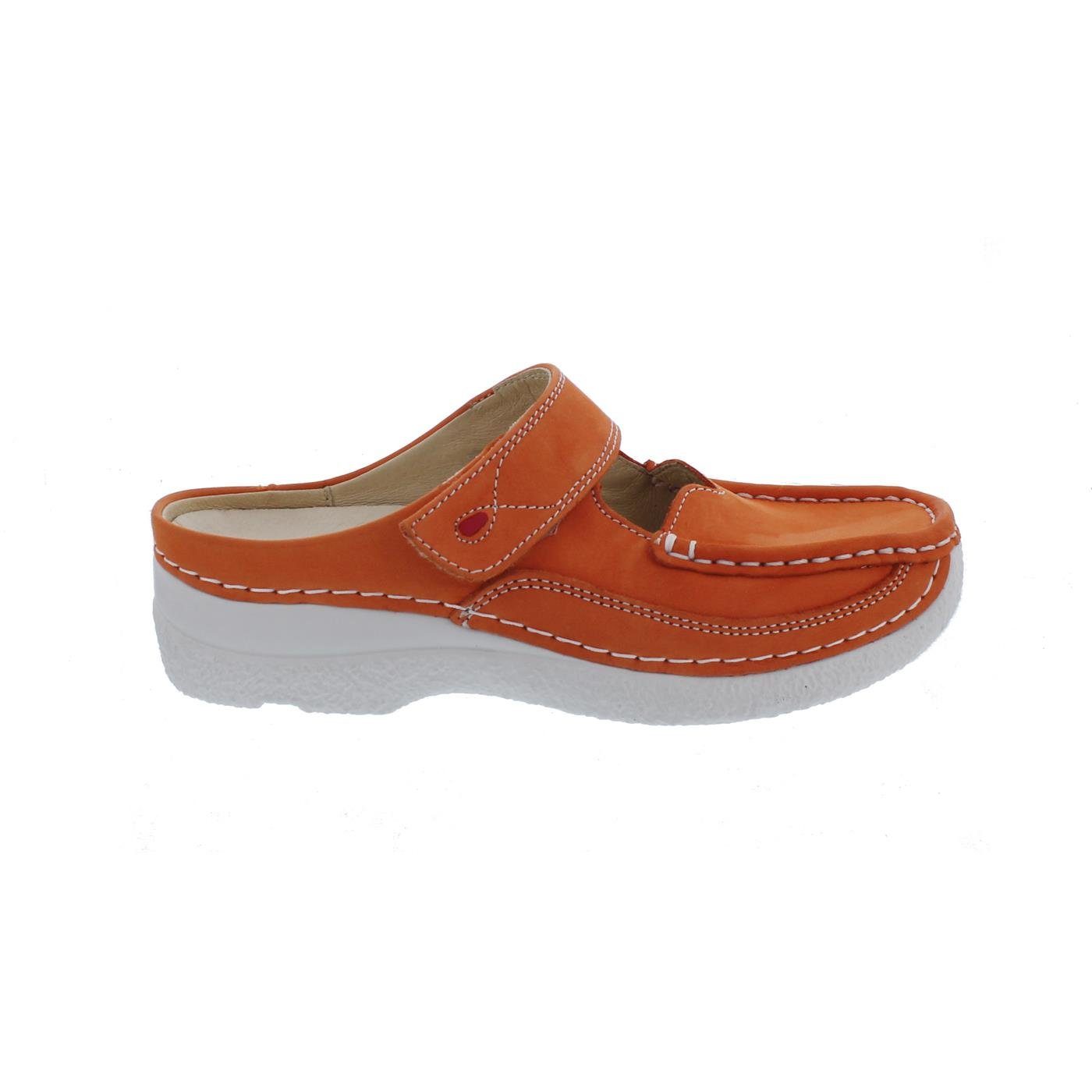 Wolky Roll-Slipper, Clog, Timber nubuck, Light-orange, 0622716-557 Clog