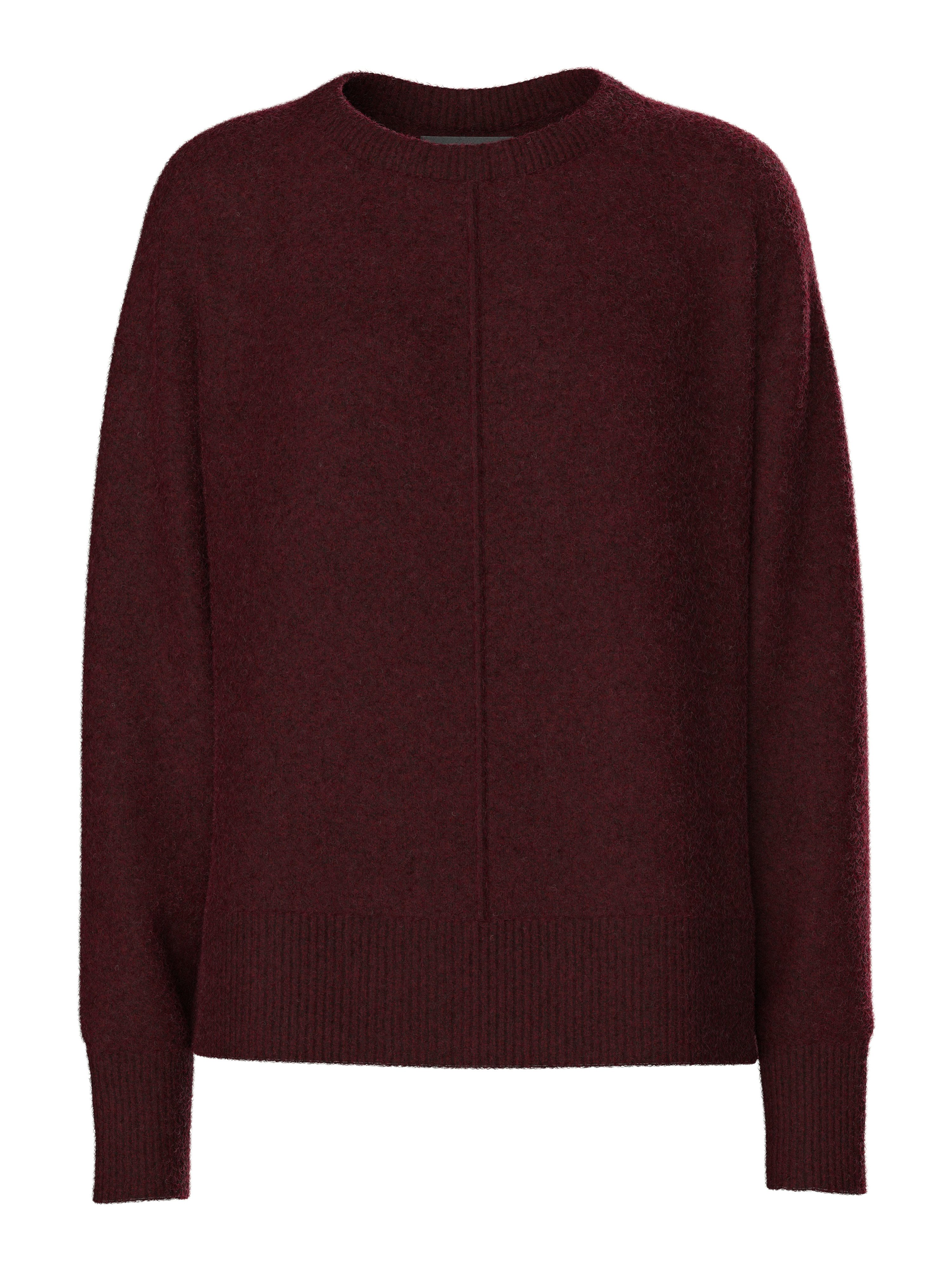 pieces Strickpullover PCMALOU LS O-NECK CUTLINE günstig online kaufen