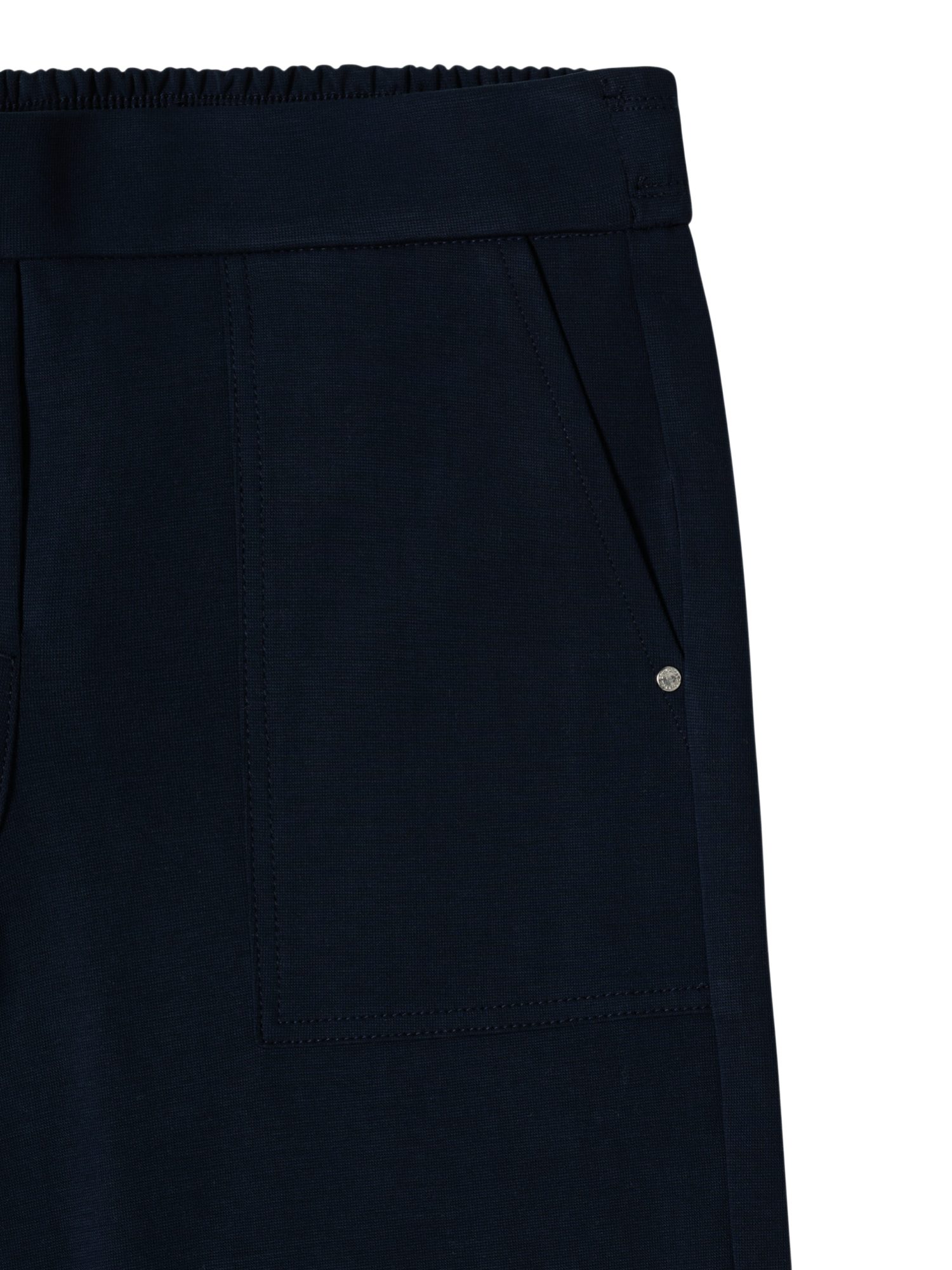 CECIL Stoffhose schwarz, Casual, Modal, Unifarben, Wide Leg, Hoch