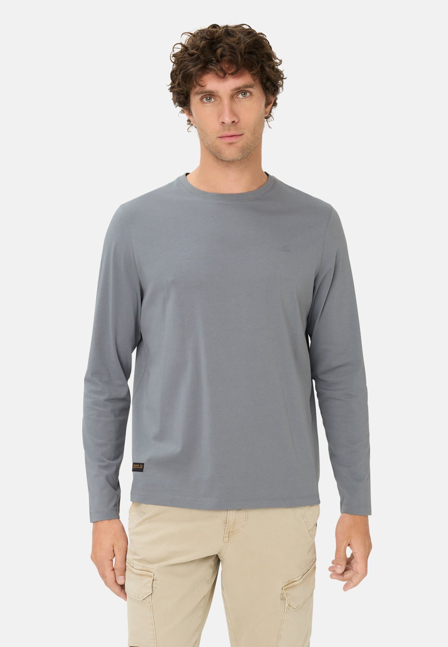 camel active Langarmshirt fleXXXactive® Langarmshirt mit Rundhalsausschnitt günstig online kaufen