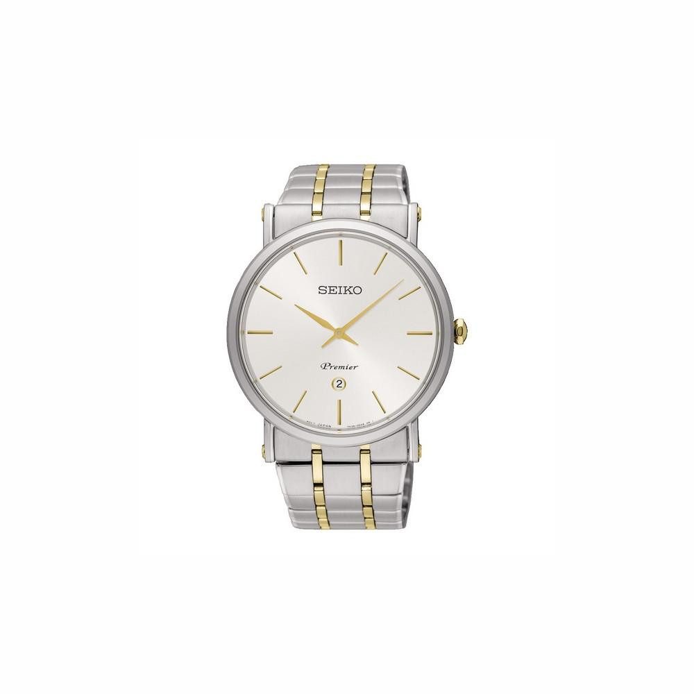 Quarzuhr Seiko Herrenuhr Seiko SKP400P1 Ø40,7mm Armbanduhr Uhr Weiß