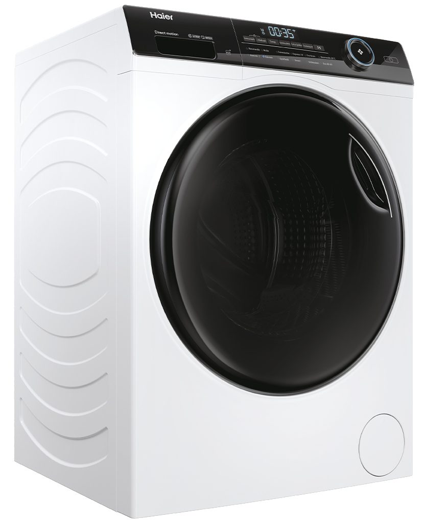 Haier Waschtrockner HWD90-B14959U1, 9,00 kg, 9 kg, 1400 U/min, Smart hOn App mit künstlicher Intelligenz