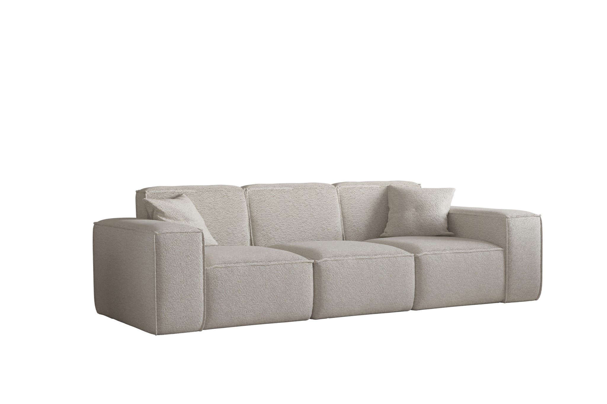 Fun Möbel Sofa Sofa Designersofa CELES PREMIUM 3-Sitzer in Stoff, Inkl. 2 Z günstig online kaufen