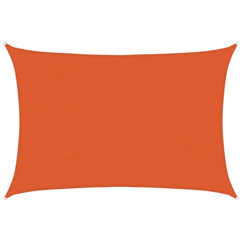 Sonnensegel 4 x 6 m Sonnensegel 160 gm² Orange 4x6 m HDPE